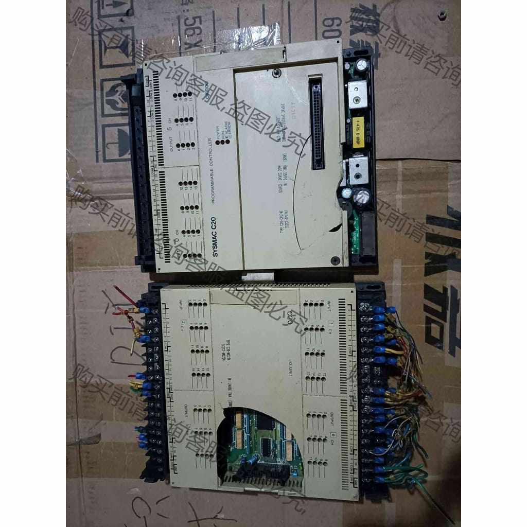 功能正常议价 SYSMAC一C20欧姆long，可编程控制器，共两台，二手