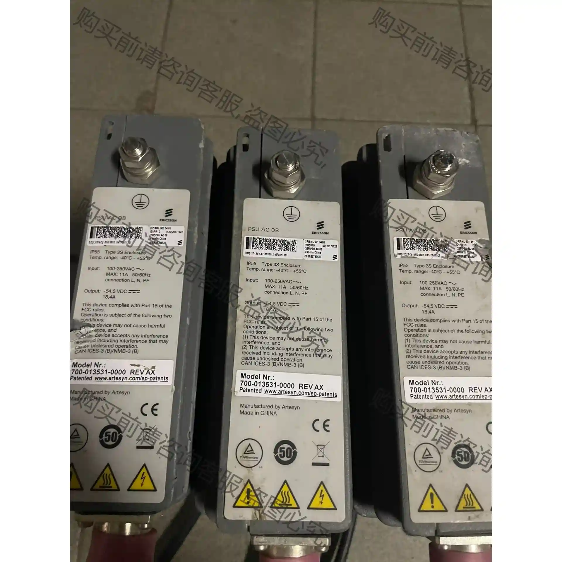 爱立信PSU AC 08,三台没用过的，有点磨损，500一台 先议价 拆机
