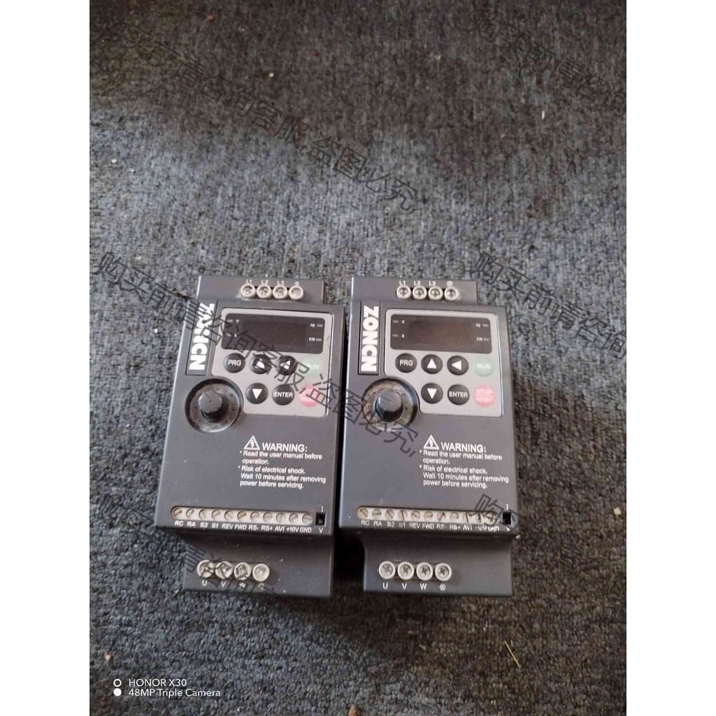 功能正常议价 拆机众辰变频器2.2KW380V，