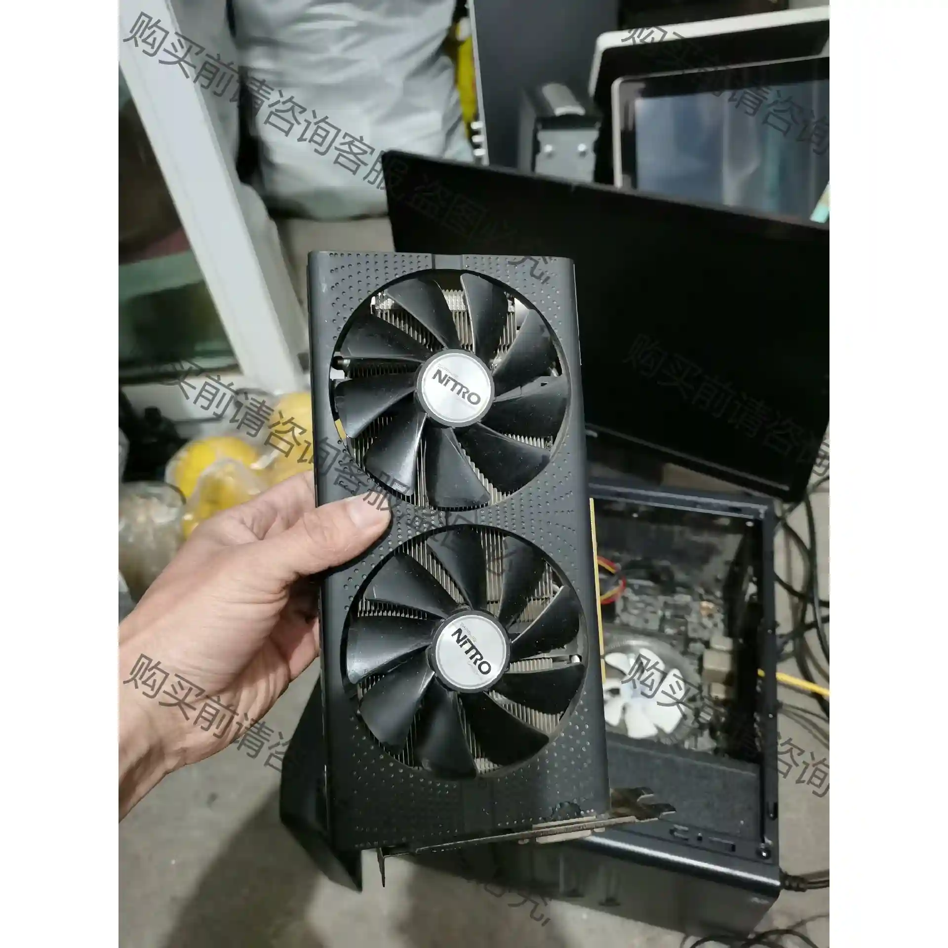 蓝宝石 RX470 4g 超铂金，功能正常成色可以，200京 先议价 拆机