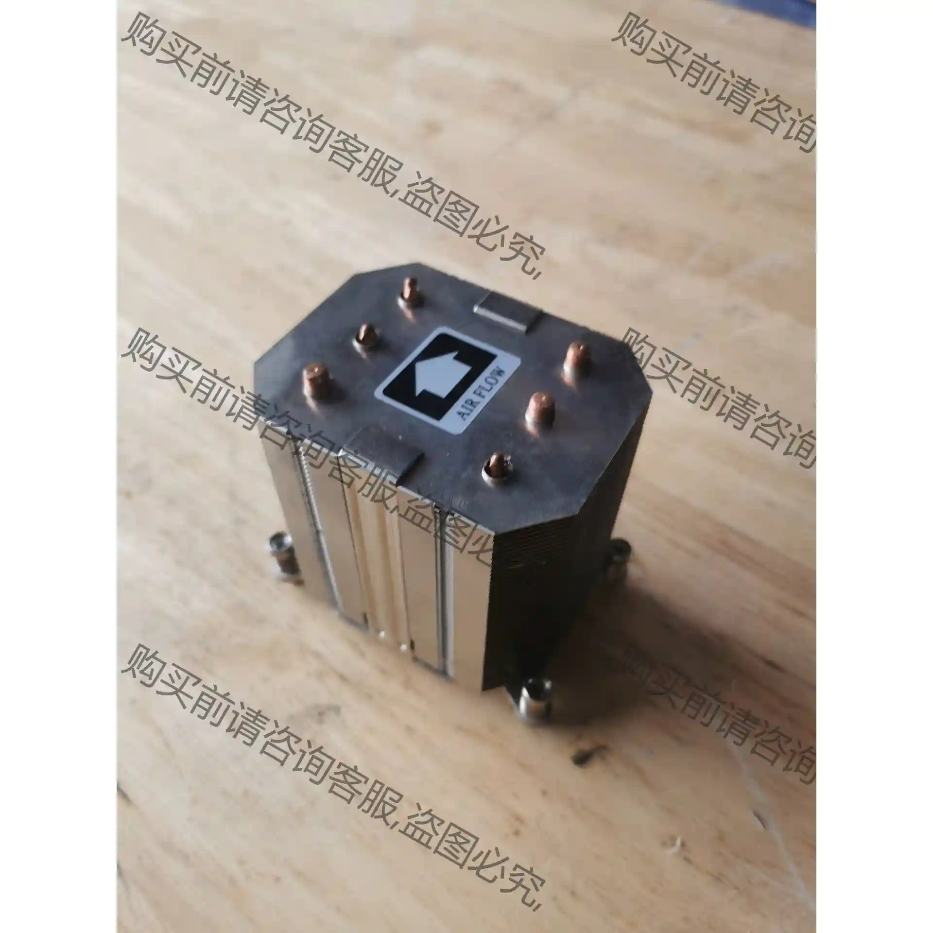 浪潮NF8460M3服务器 4U 散热片4热管散热器 库存4 先议价 拆机货