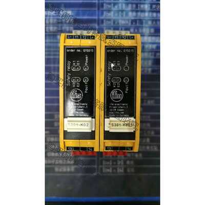 功能正常议价 易福门 IFM G1501S安全继电器，实物拍摄，成色如图