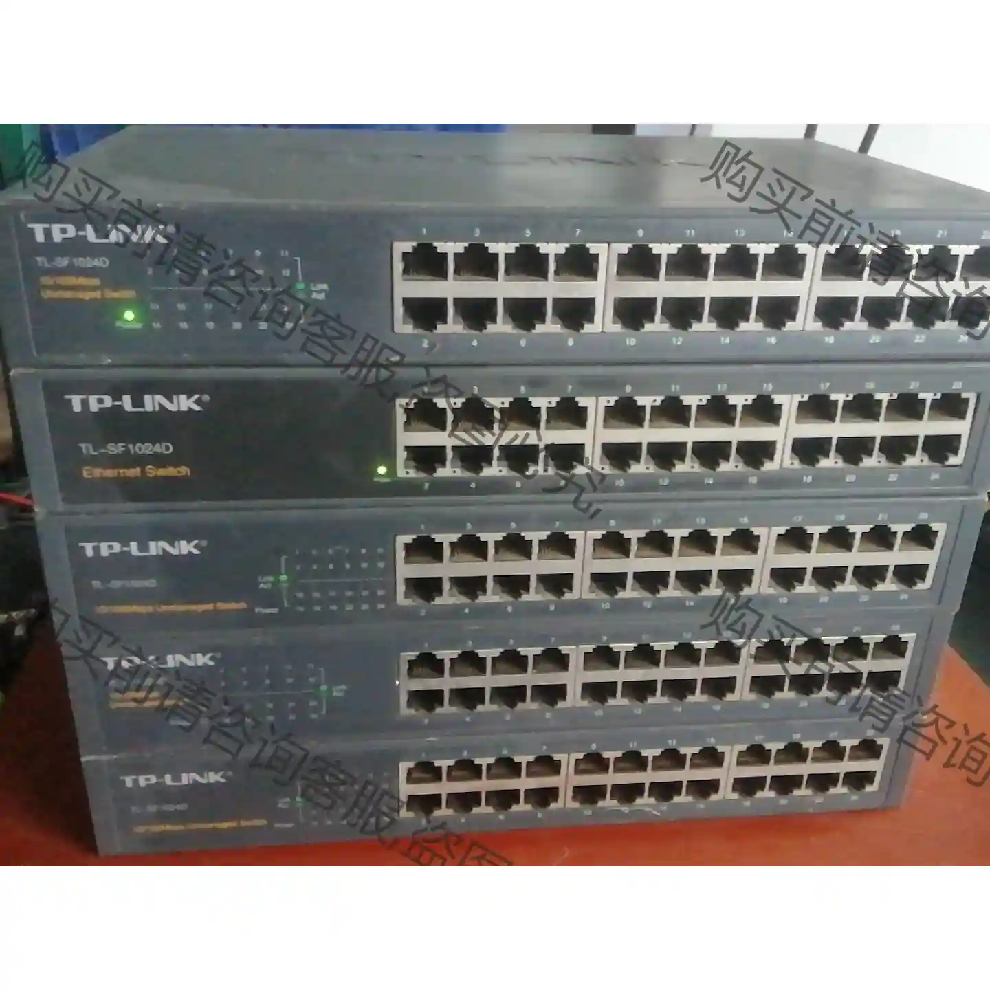 TP-Link SF1024D 24口百千兆以太网交换机 机 先议价 拆机货包好