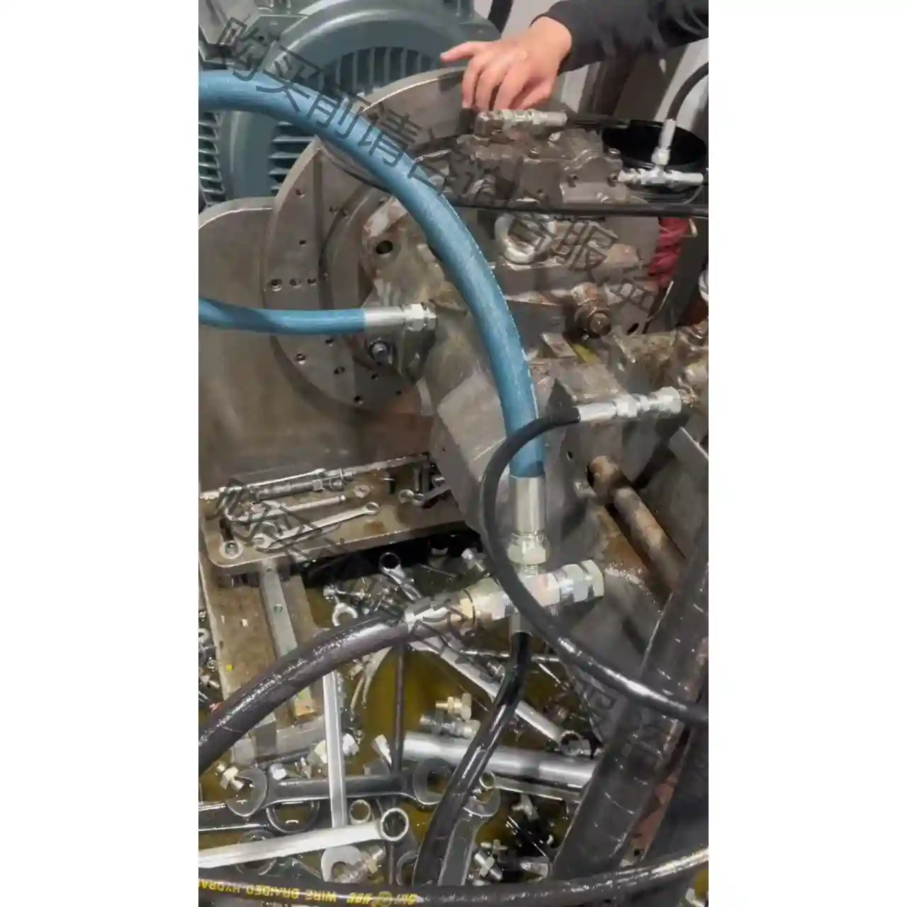 川崎K3V280 三一750液压泵修复好，上台测试数据正常 先议价 拆机