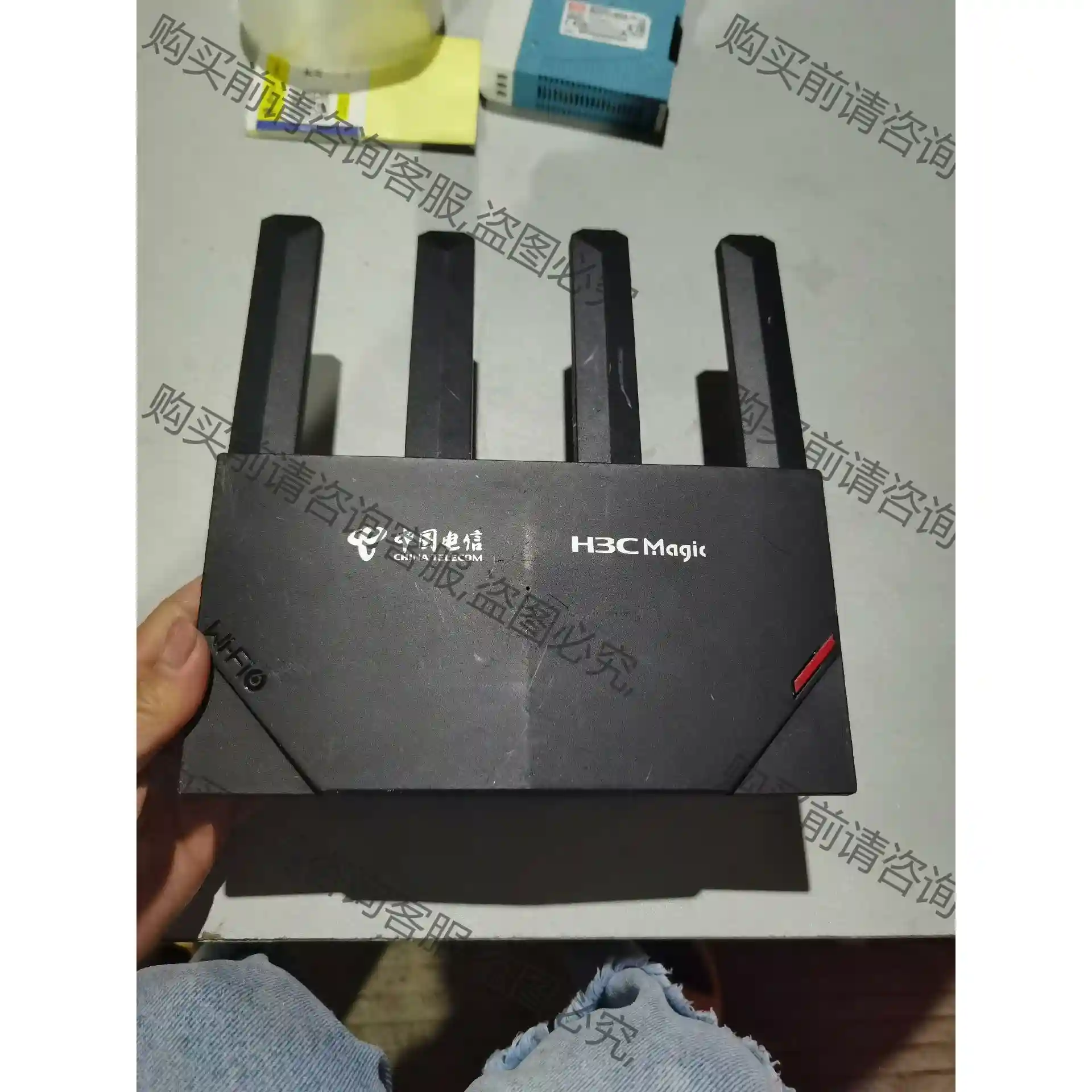 H3C Rc3000电信版 千兆双频WIFI6路由器 先议价 拆机货包好