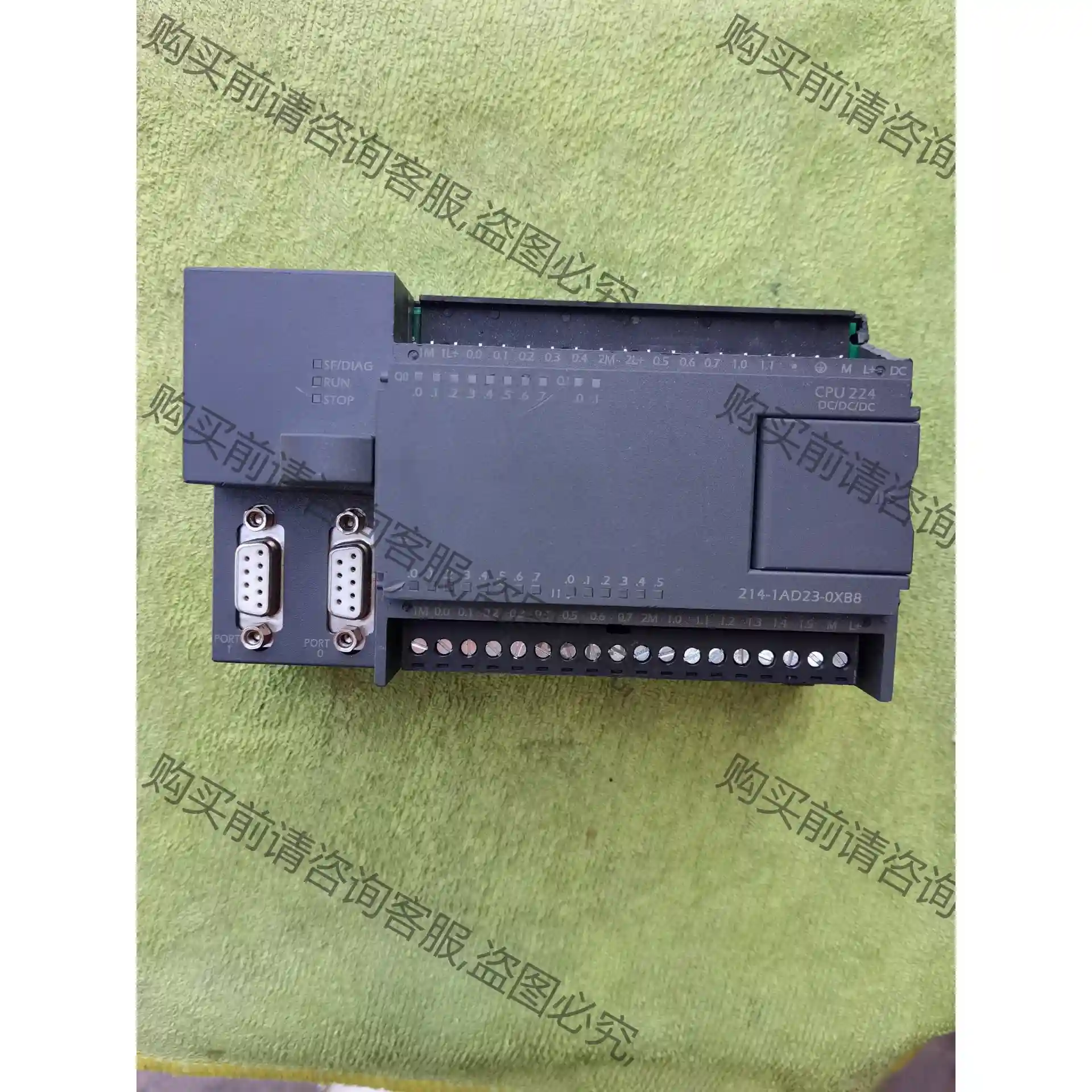 拆机闲置,西门ziPLC型号214一1AD23一OXB8,图片 先议价 拆机货