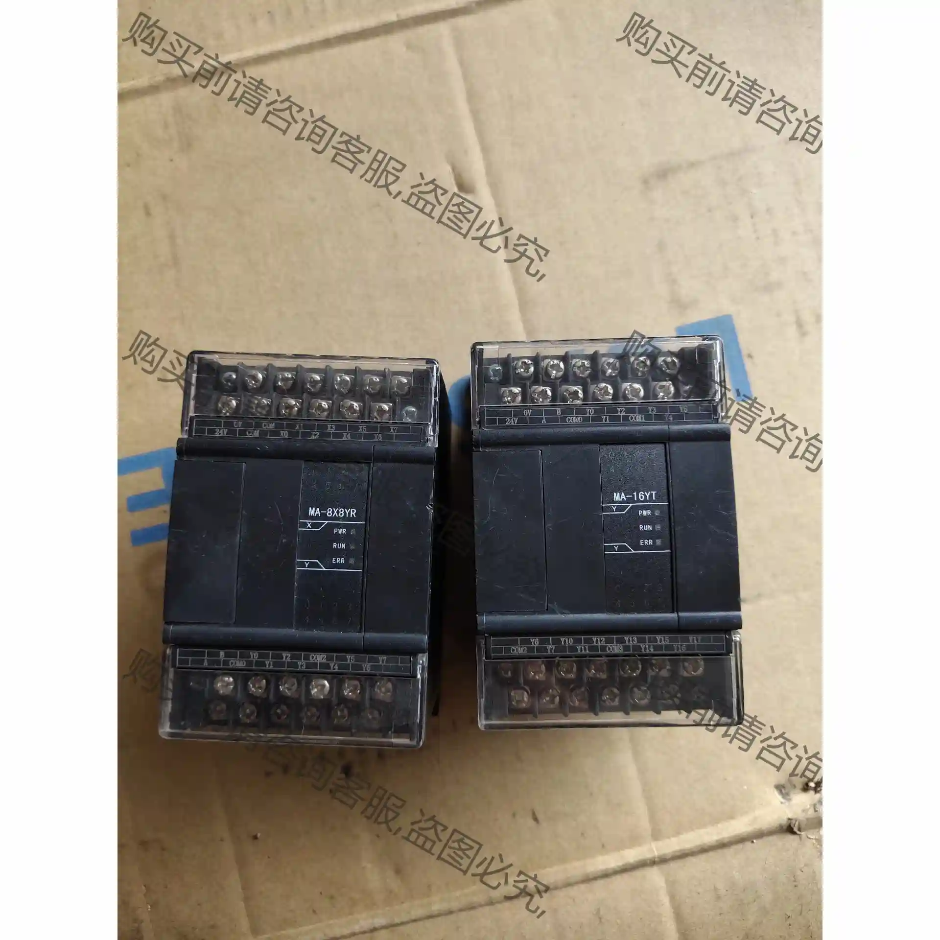 信捷PLC模块，设备拆机，MA-8X8YR MA-16YT 先议价 拆机货包好