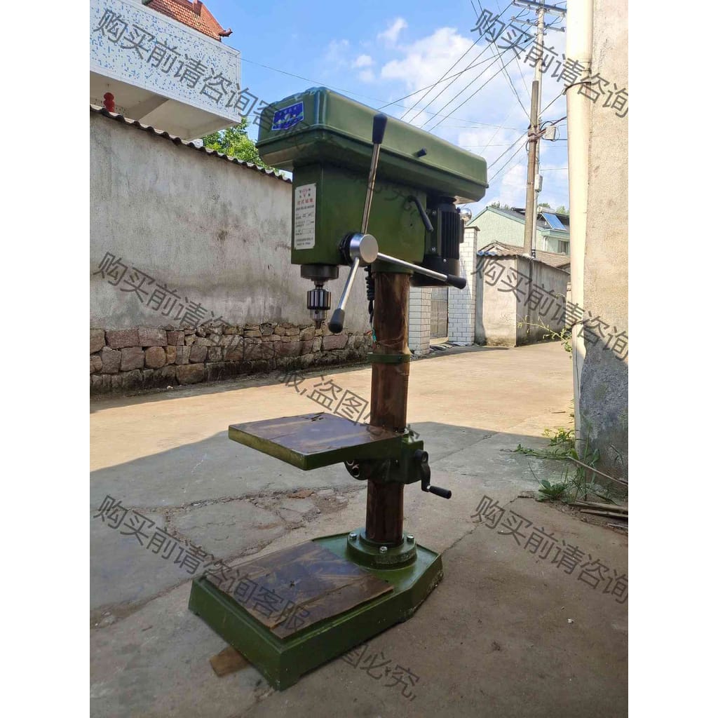 功能正常议价 田林台式钻床 型号：ZQ4125 电ZHUANG:380V工厂转行