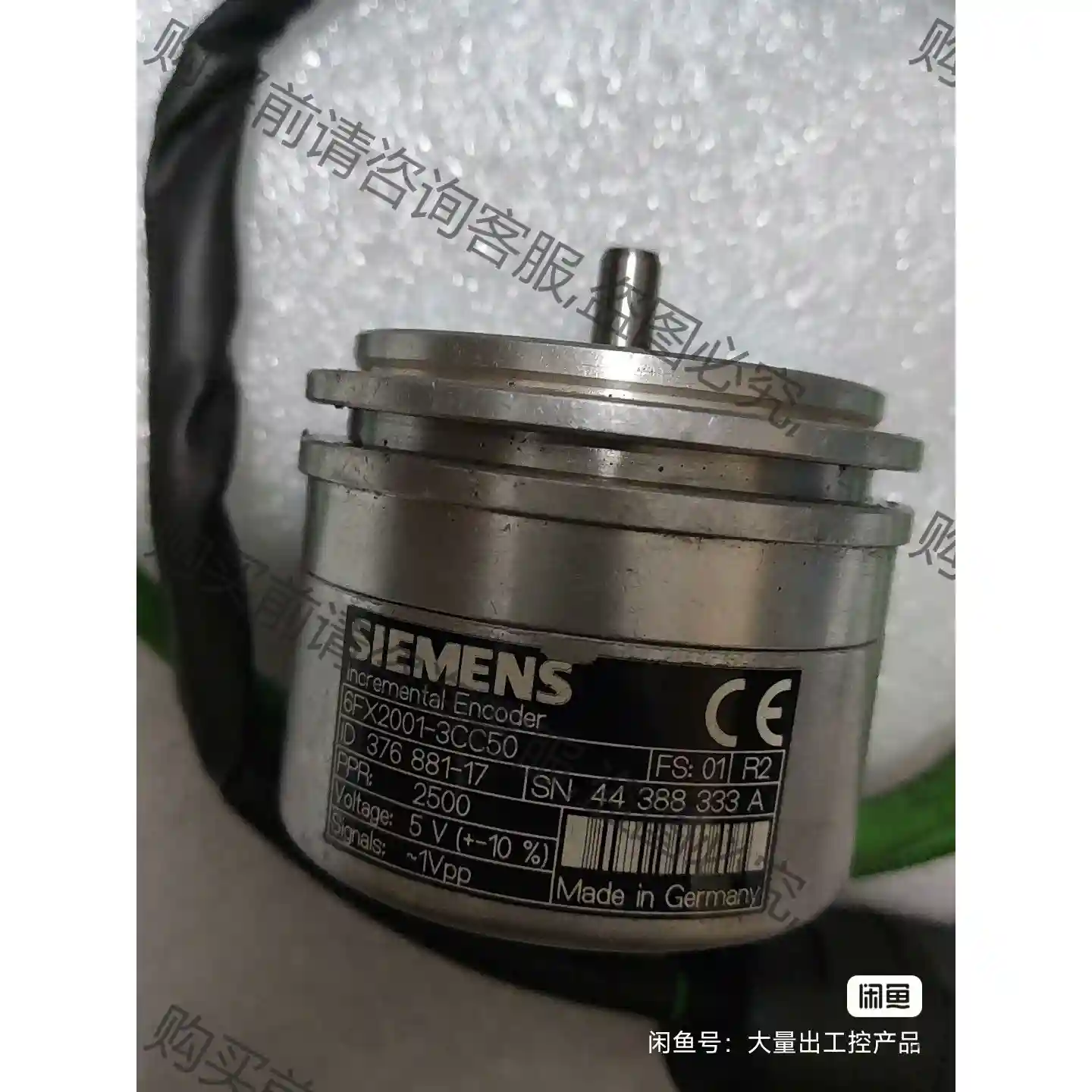 西门zi6FX2001-3CC50编码器正品拆机件议价出 包好 先议价 拆机货