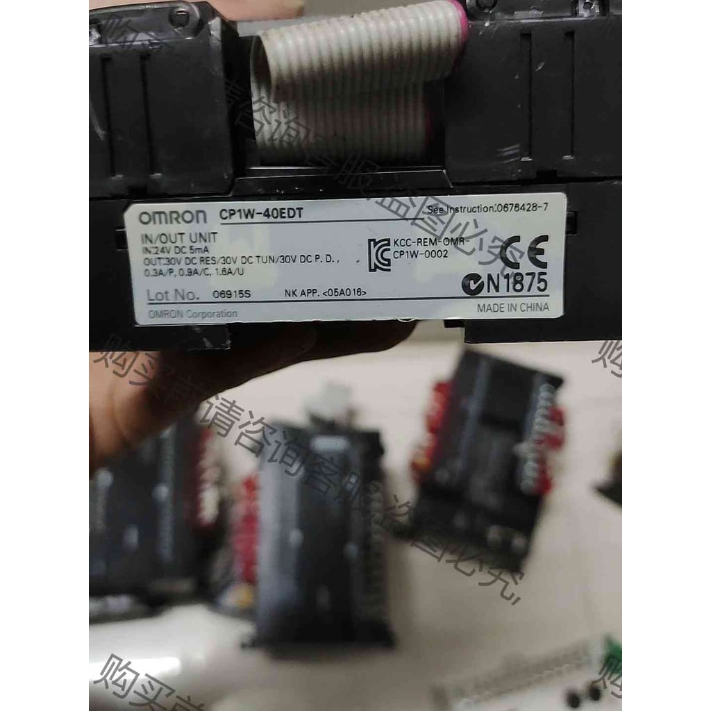 功能正常议价 Omron/欧姆longPLC扩展CP1W-40EDT，EDR二手
