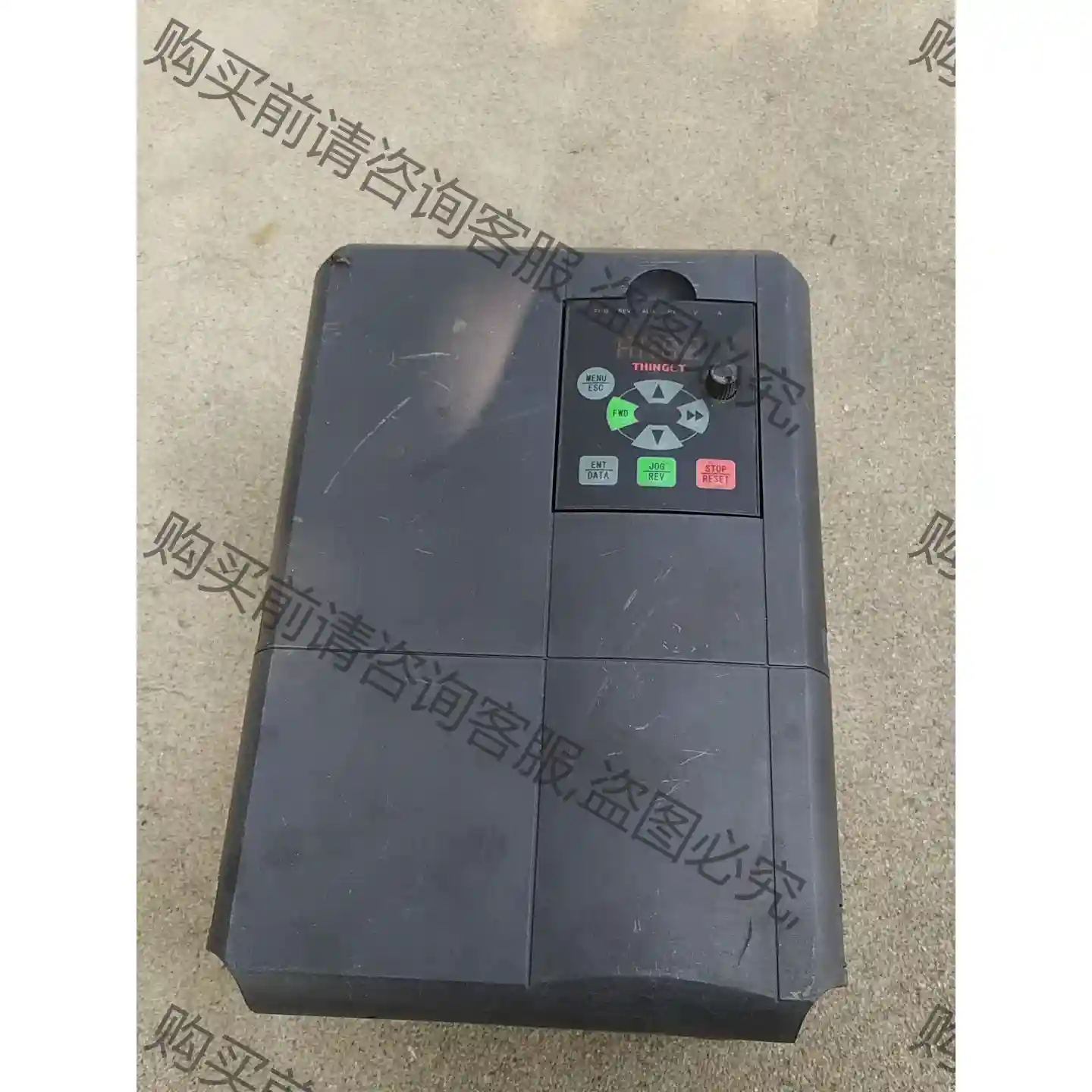 信捷变频器VB5-45P5，通电显示正常，带电机启动一下就不 先议价