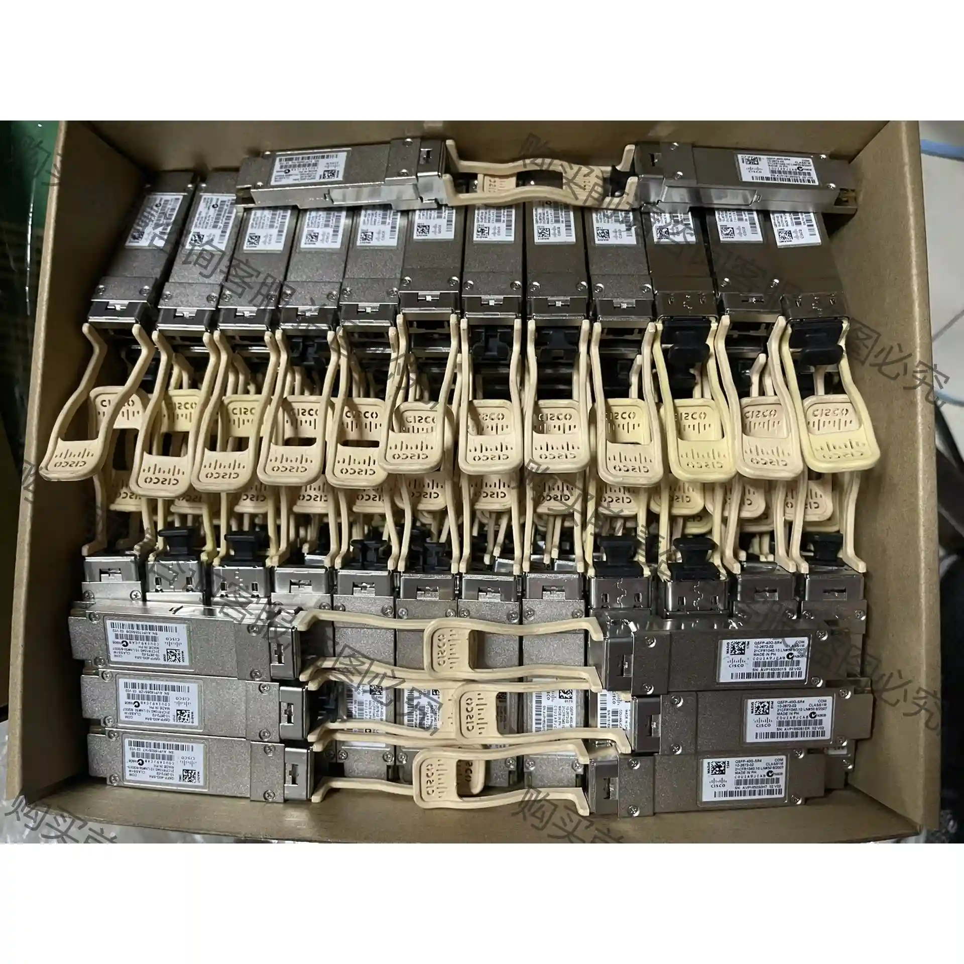 原装40G QSFP+ SR4多模光模块CISCO思科QSF 先议价 拆机货包好