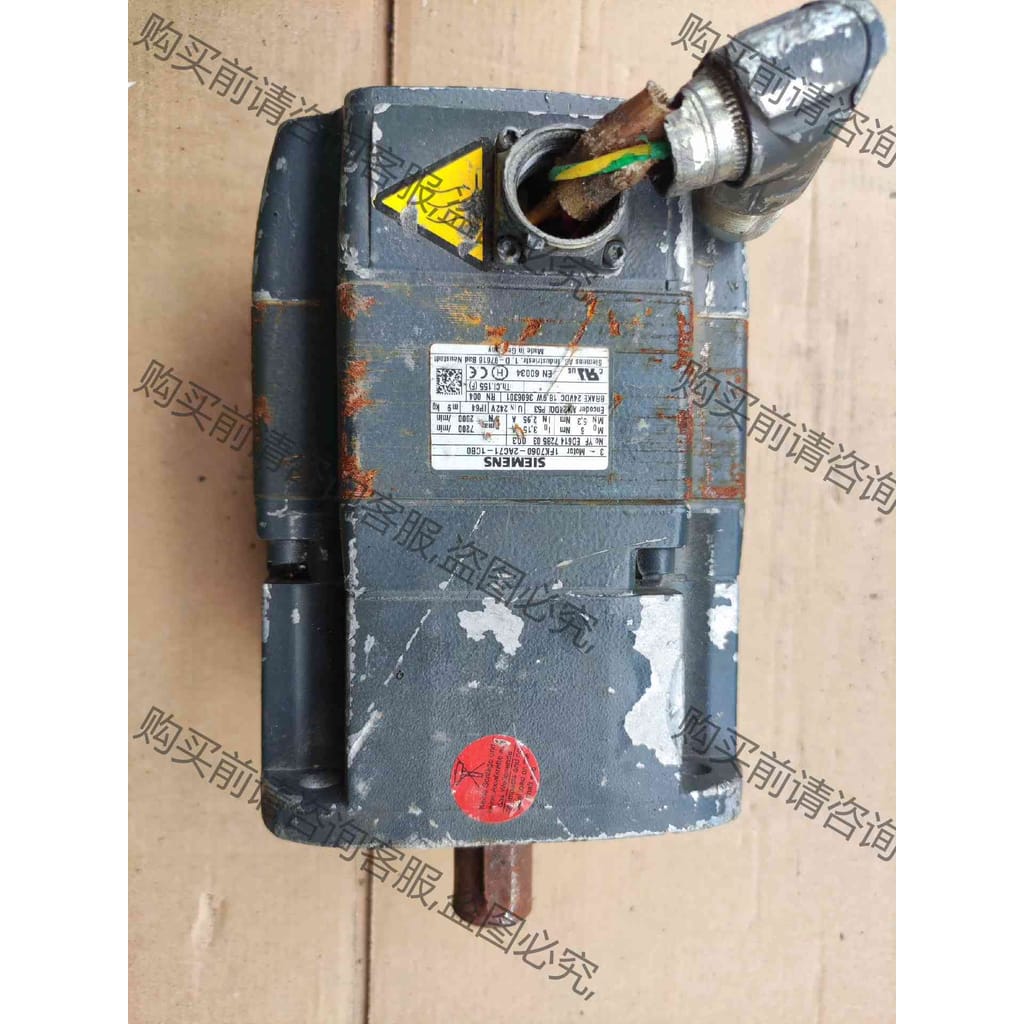 功能正常议价 西门zi伺服电机1FK7060 - 2AC71 - 1CB0便