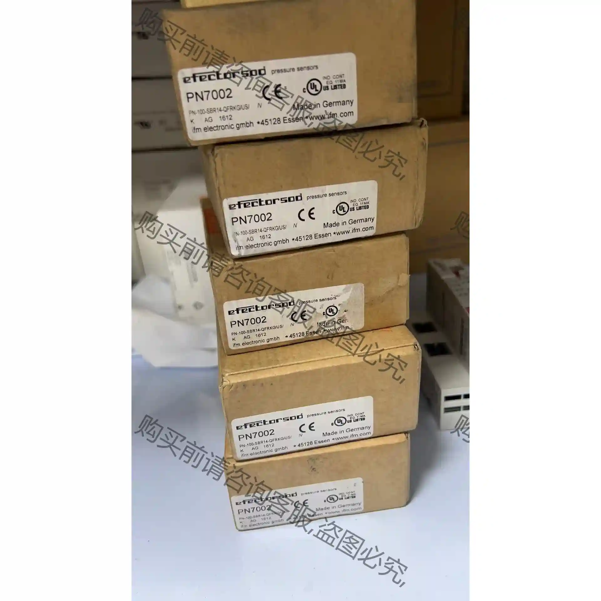 全新原装德国易福门 IFM 压力传感器现货PN7002 5 先议价 拆机货