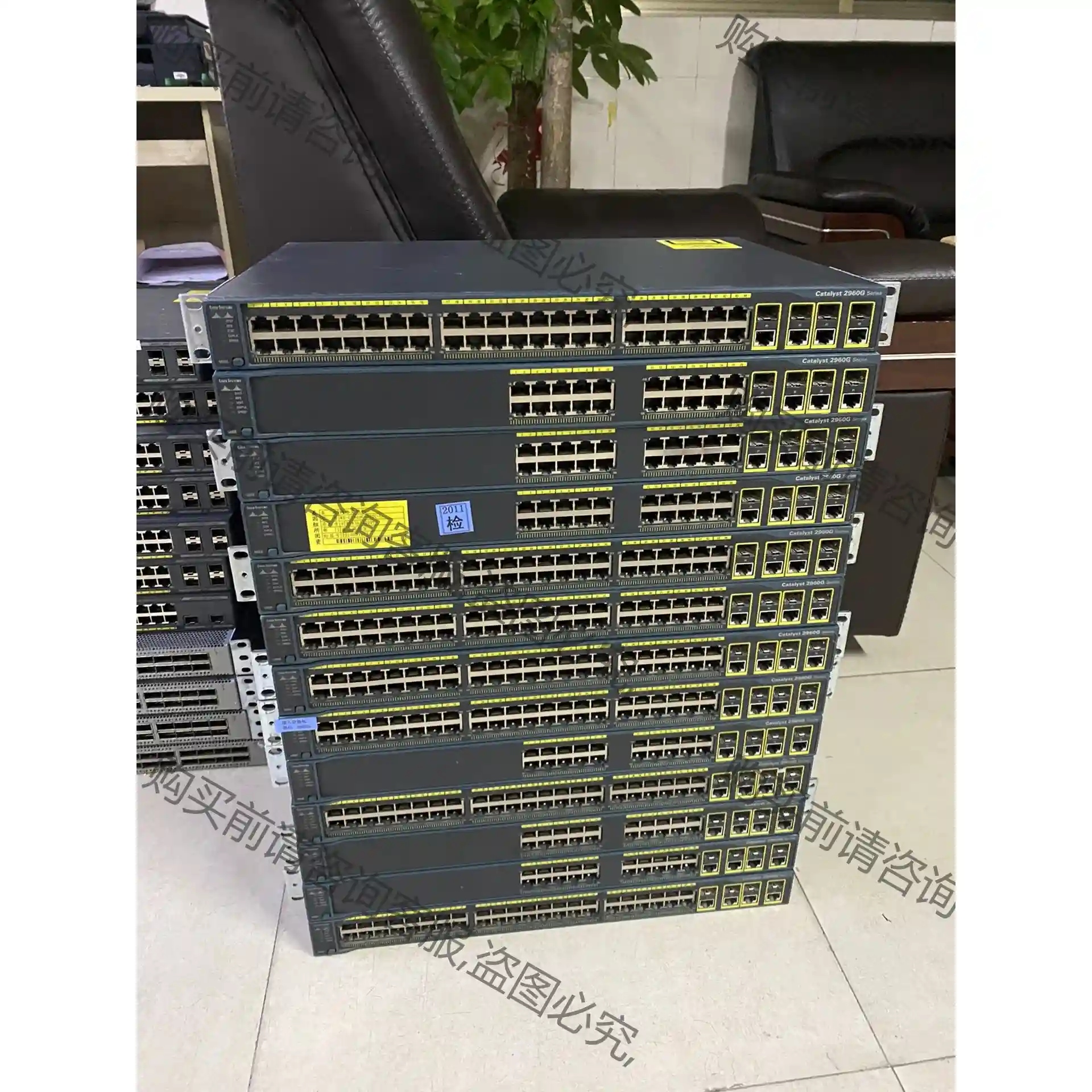 思科CISCO WS-C2960G-48TC-L WS-C2 先议价 拆机货包好