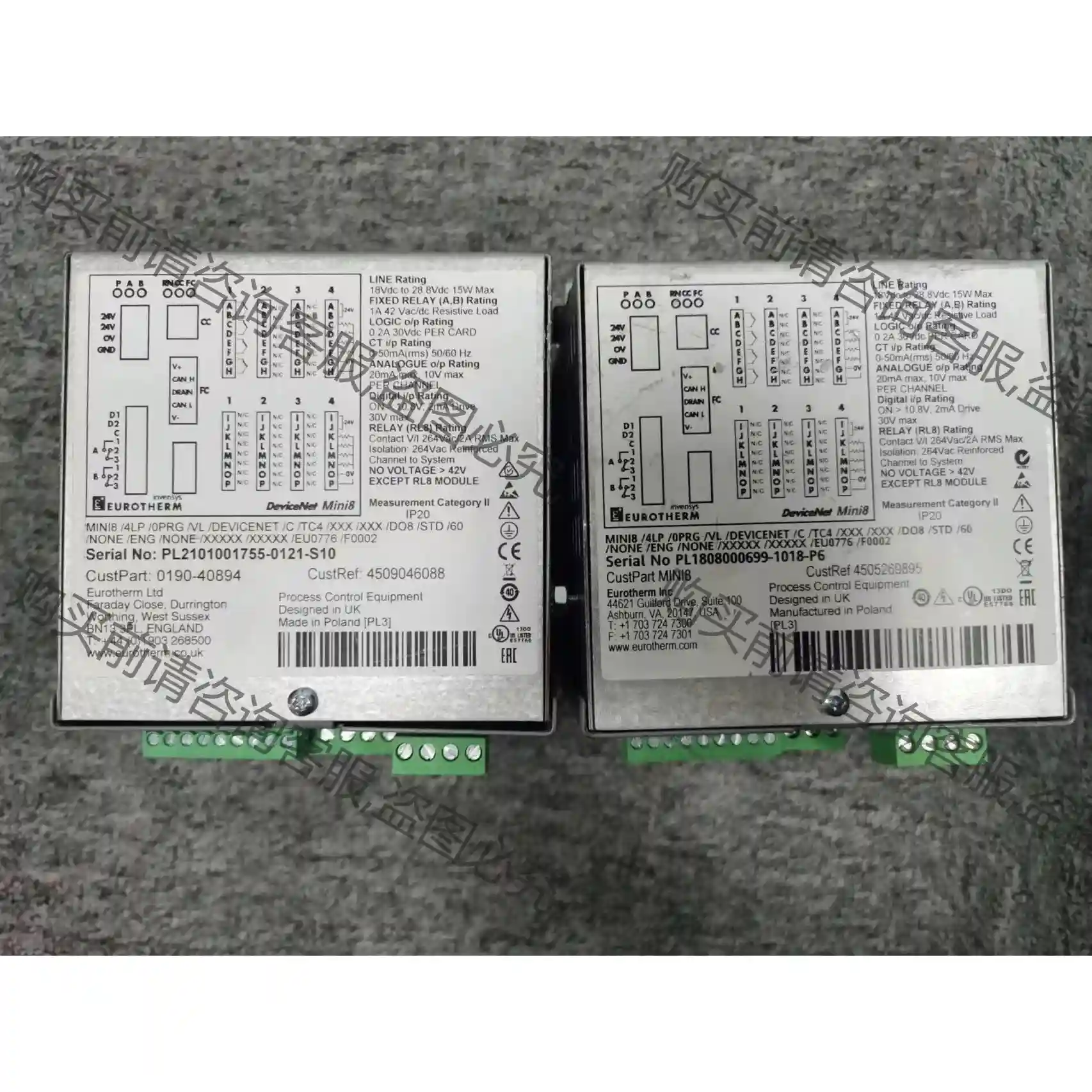 EUROTHERM MINI8/4LP/0PRG/VL/DE 先议价 拆机货包好