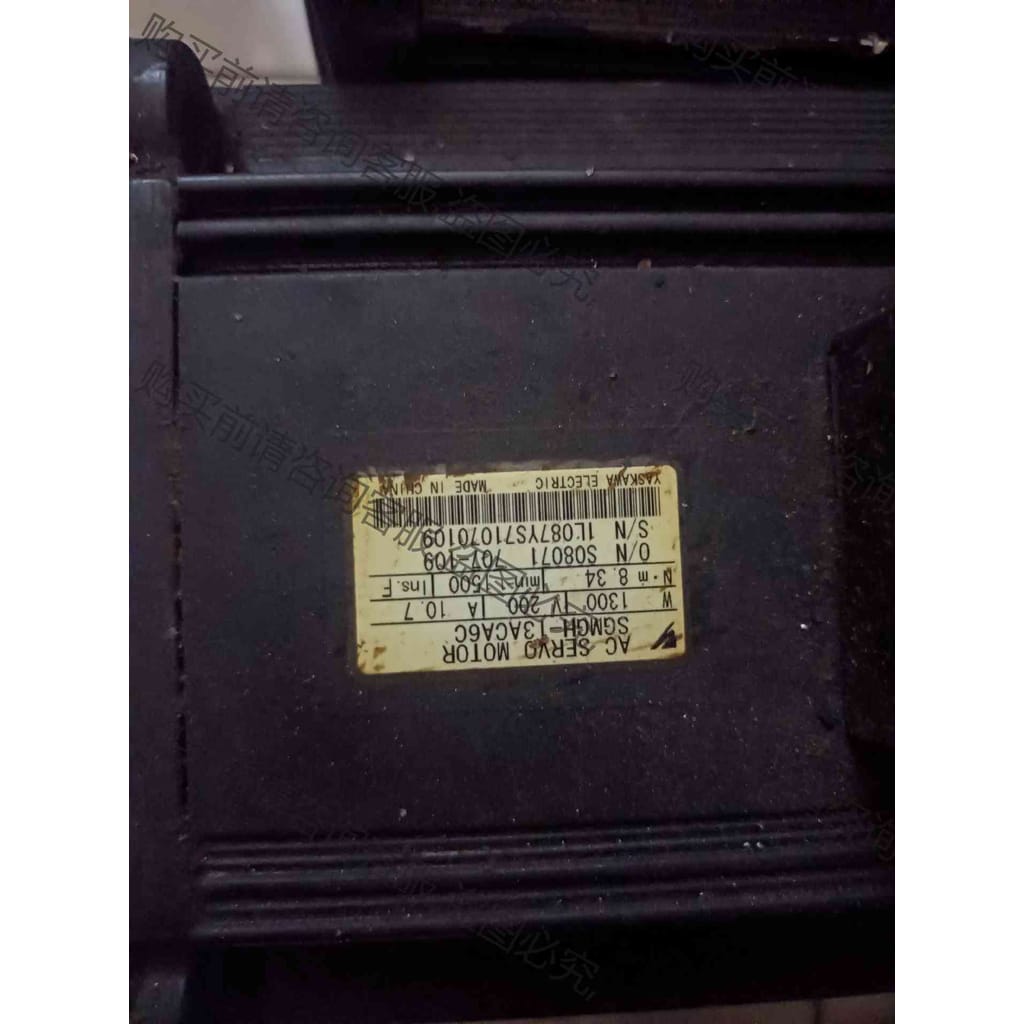 功能正常议价 询价 二手安川电机SGMGH-13ACA6C二系列 带刹车1