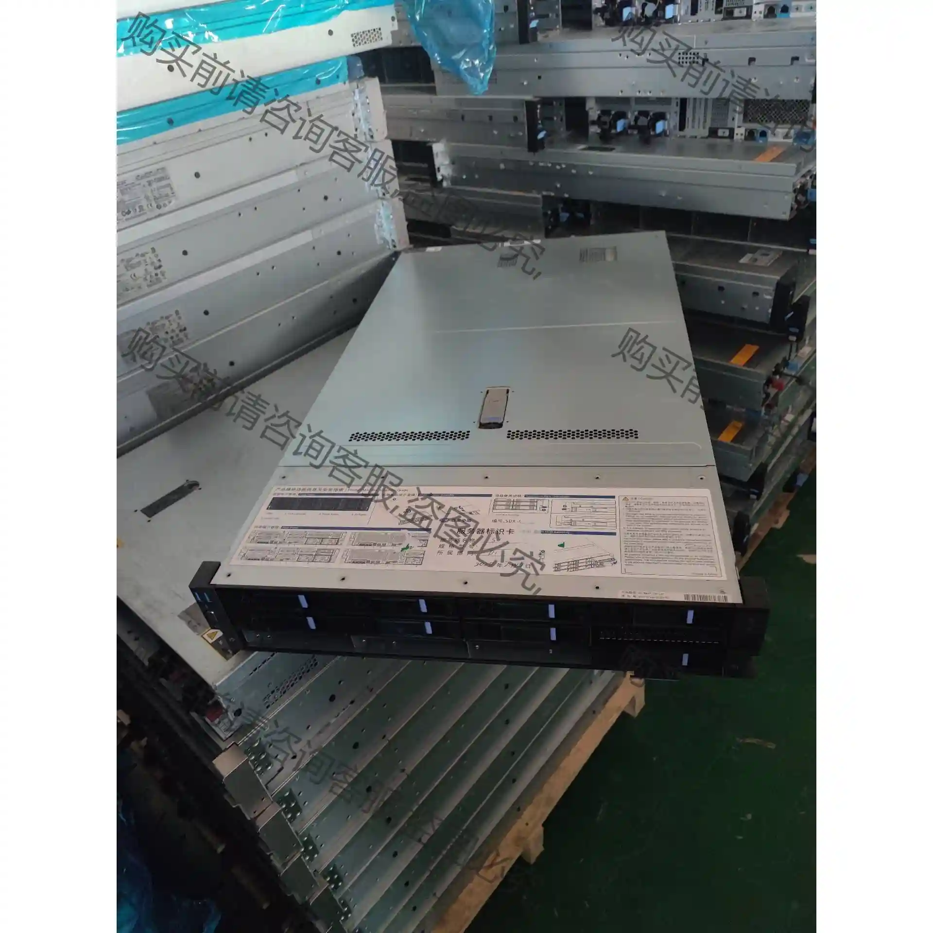 曙光A620-G30 2U机架式IPFS存储服务器AMD E 先议价 拆机货包好