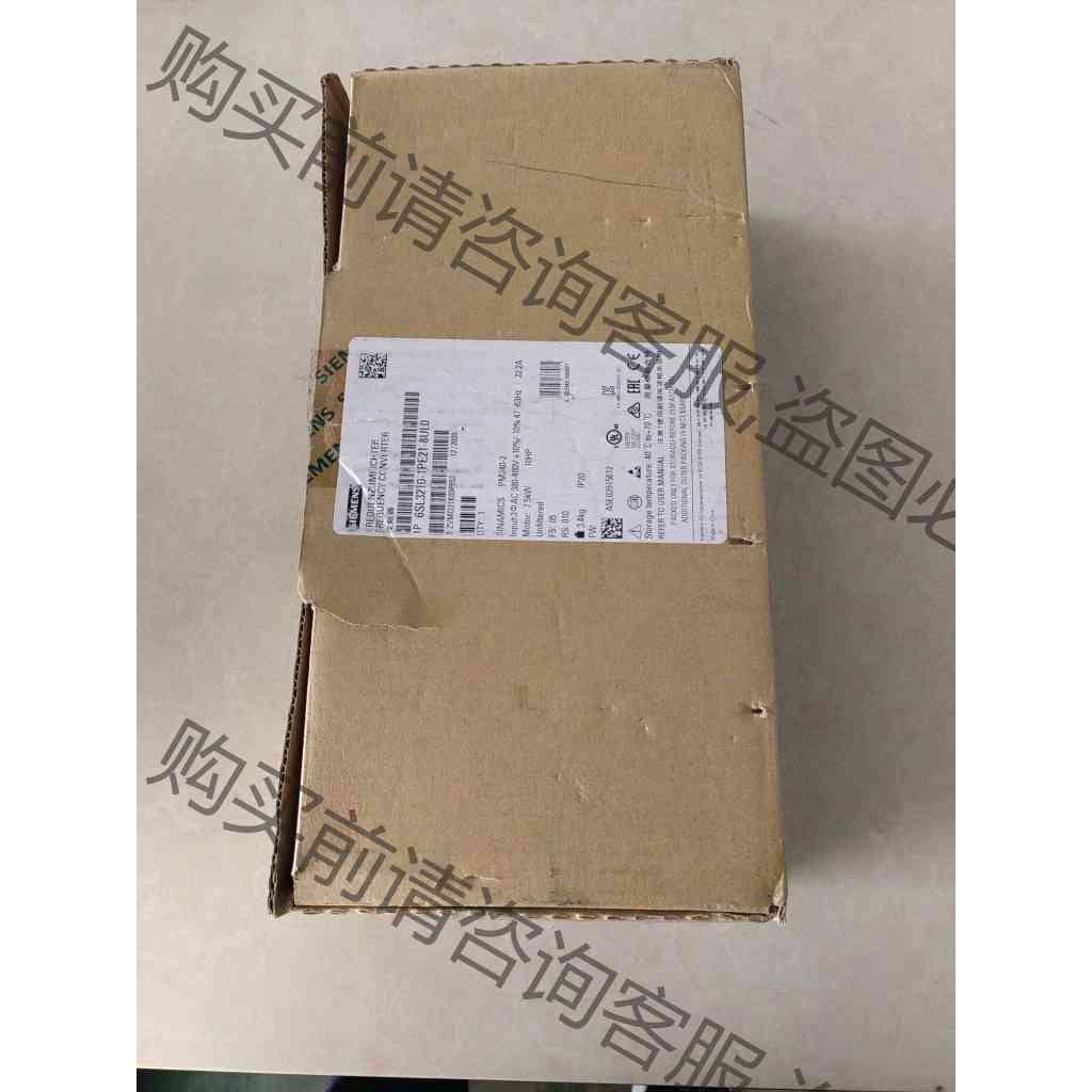 功能正常议价 库存全新西门ziG120变频器6SL3210-1PE21-8U