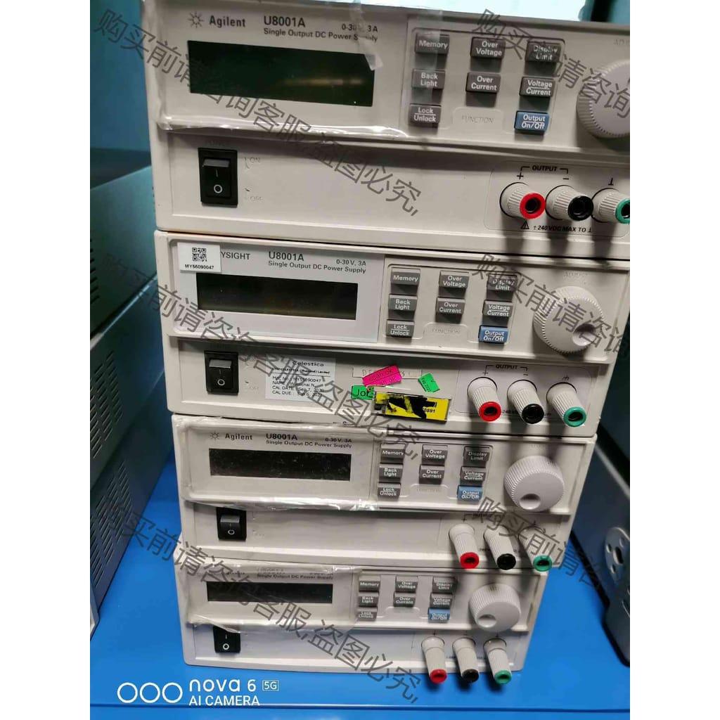功能正常议价 是德U8002A直流电源0-30V，5A U8001A直流电