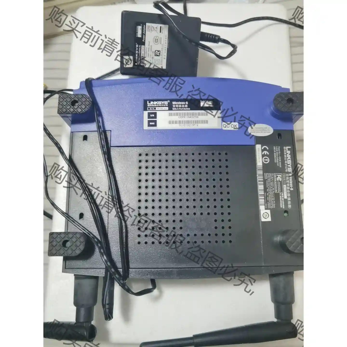 LINKSYS无线宽带路由器WRT54G ver.7，正品， 先议价 拆机货包好