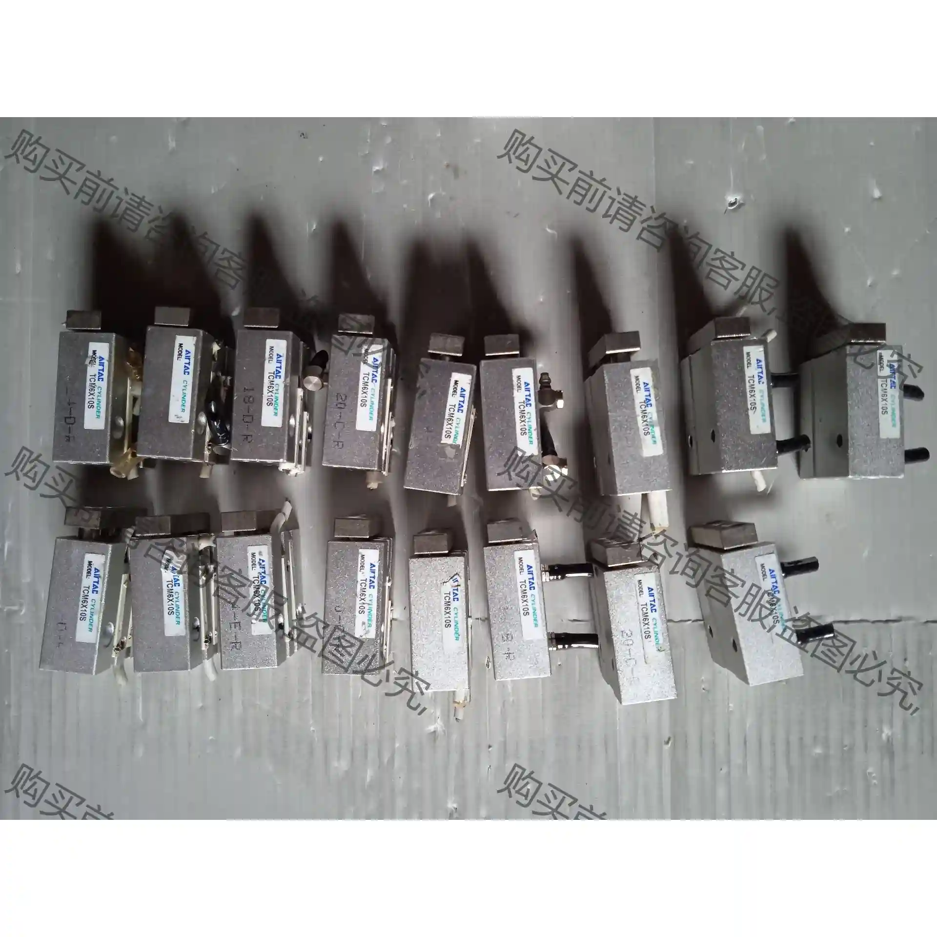 亚德客气缸 TCM6X10S（17个）成色如图 二手拆机 先议价 拆机货包