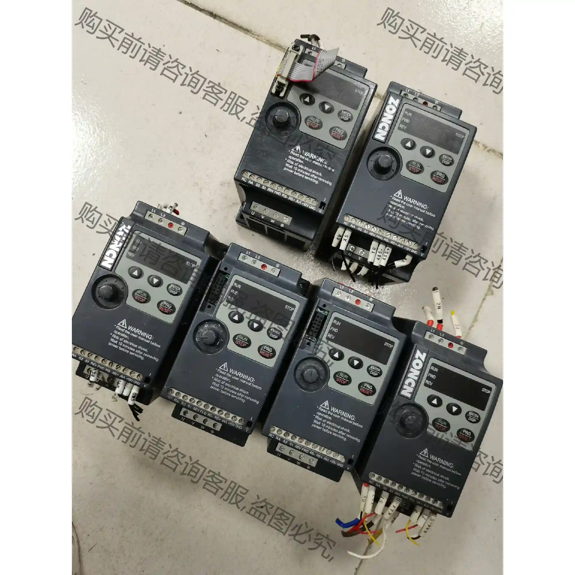 众辰ZONCN变频器NZ100现货0.75kw 1.5kw拆 先议价 拆机货包好