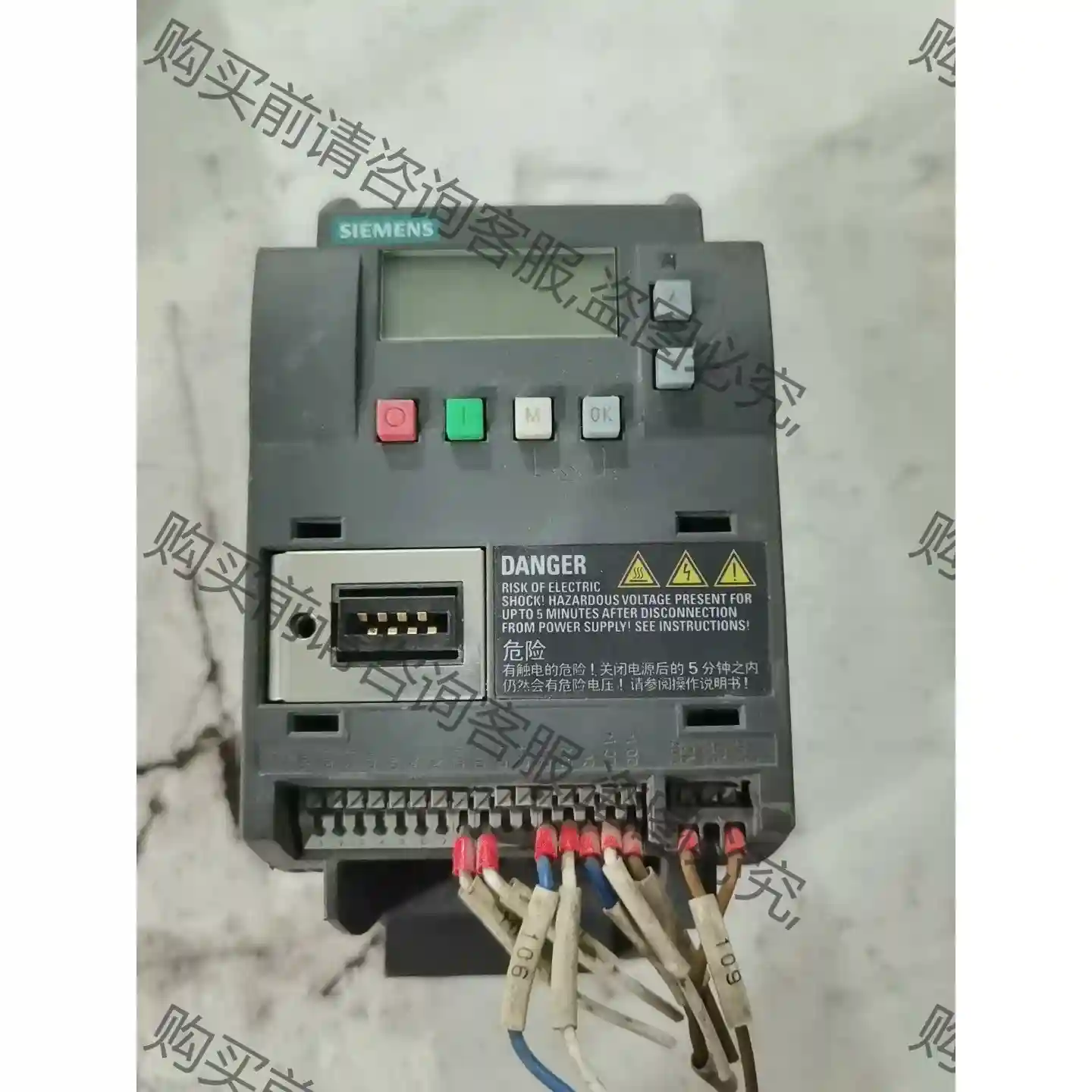 西门ziV20变频器6SL3210-5BE21-5UV0 1. 先议价 拆机货包好