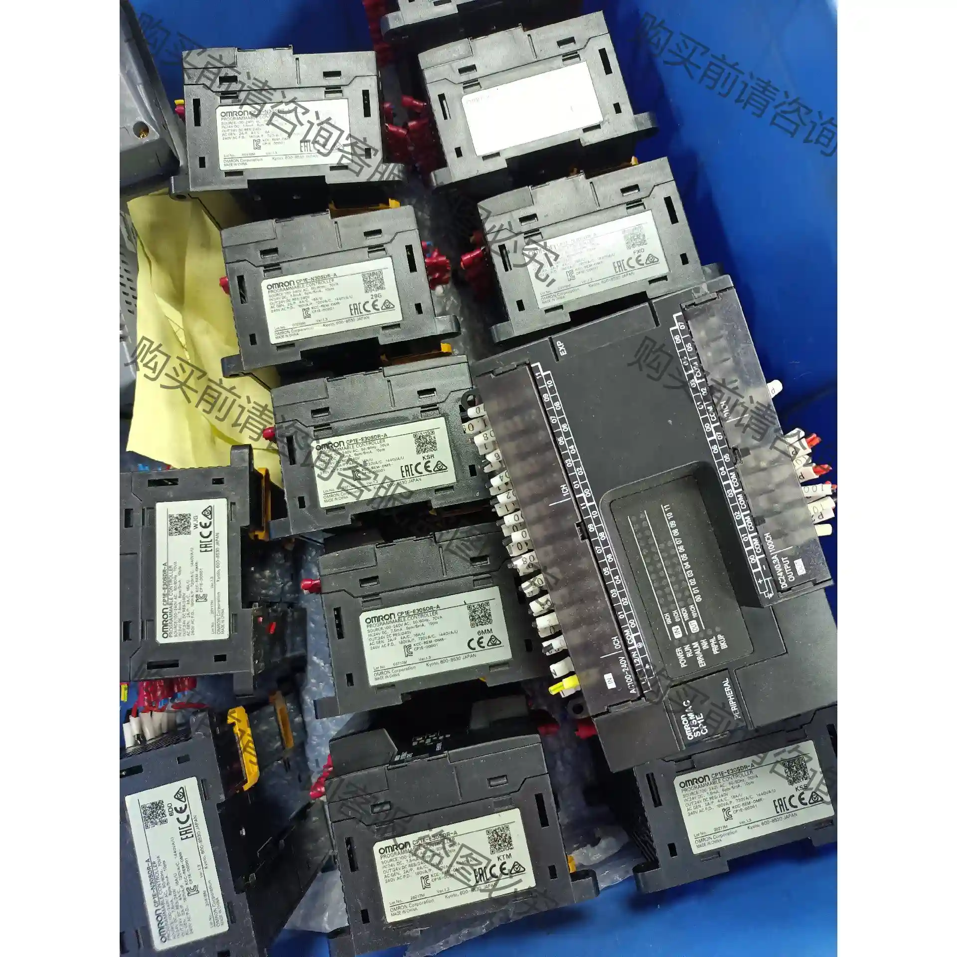 拆机欧姆longPLC CP1E-E30SDR-A CP1E-N 先议价 拆机货包好