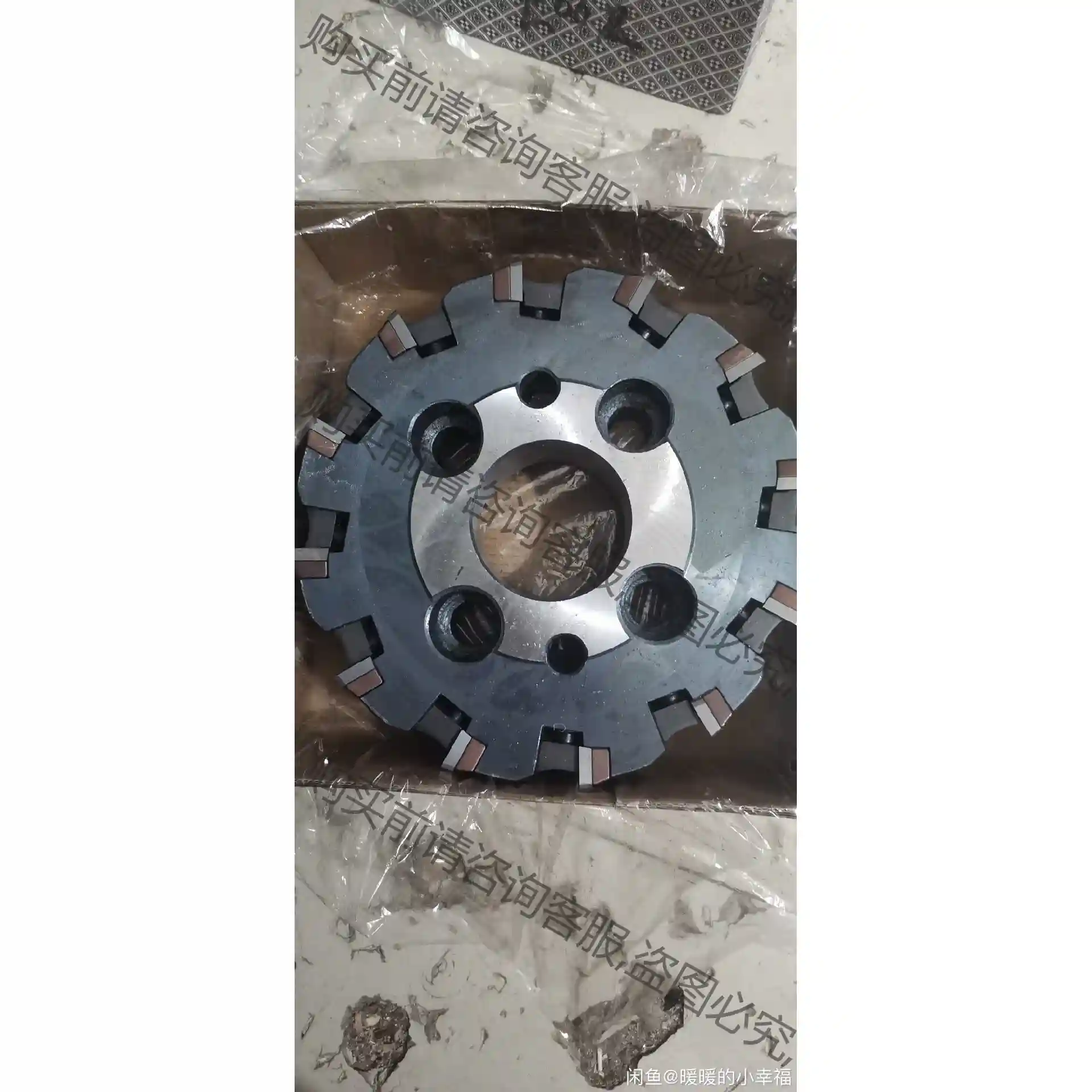 铣床75度铣刀盘重型可转位端面铣刀盘GMA80 100 12 先议价 拆机货