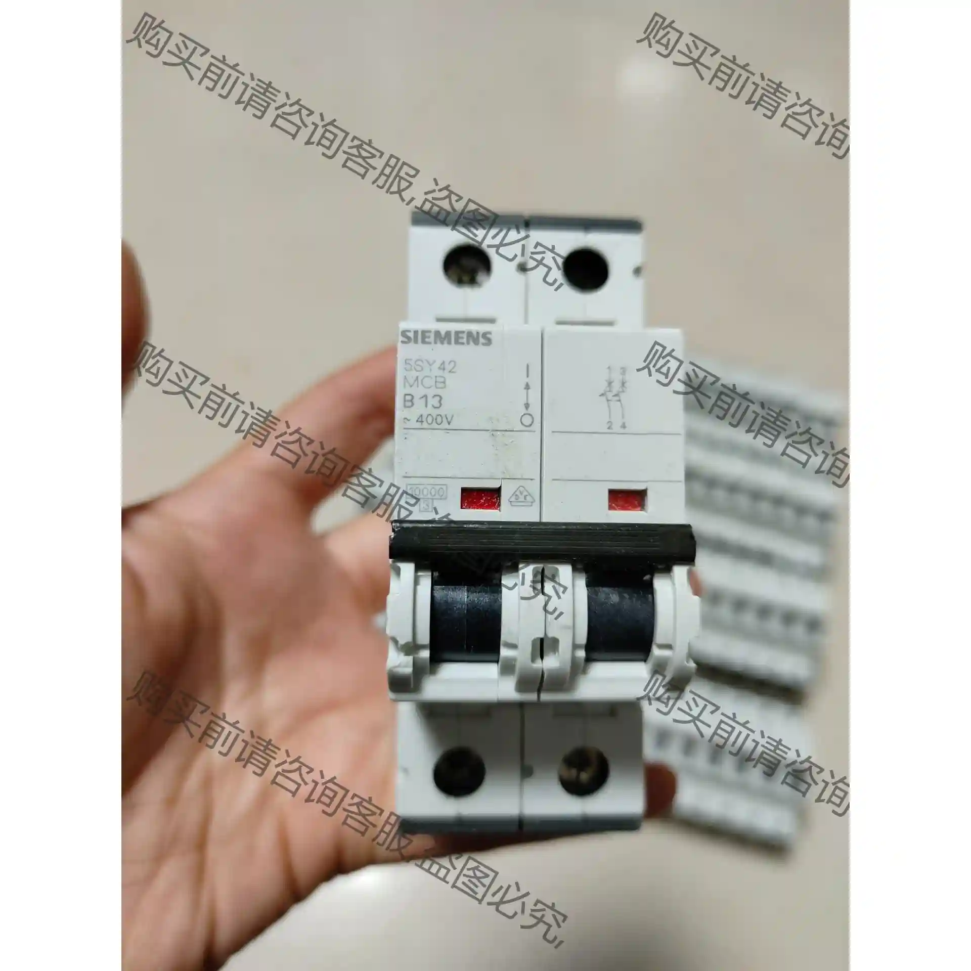 二手拆机西门zi2P空气开关小型断路器5SY42 MCB微断。 先议价 拆
