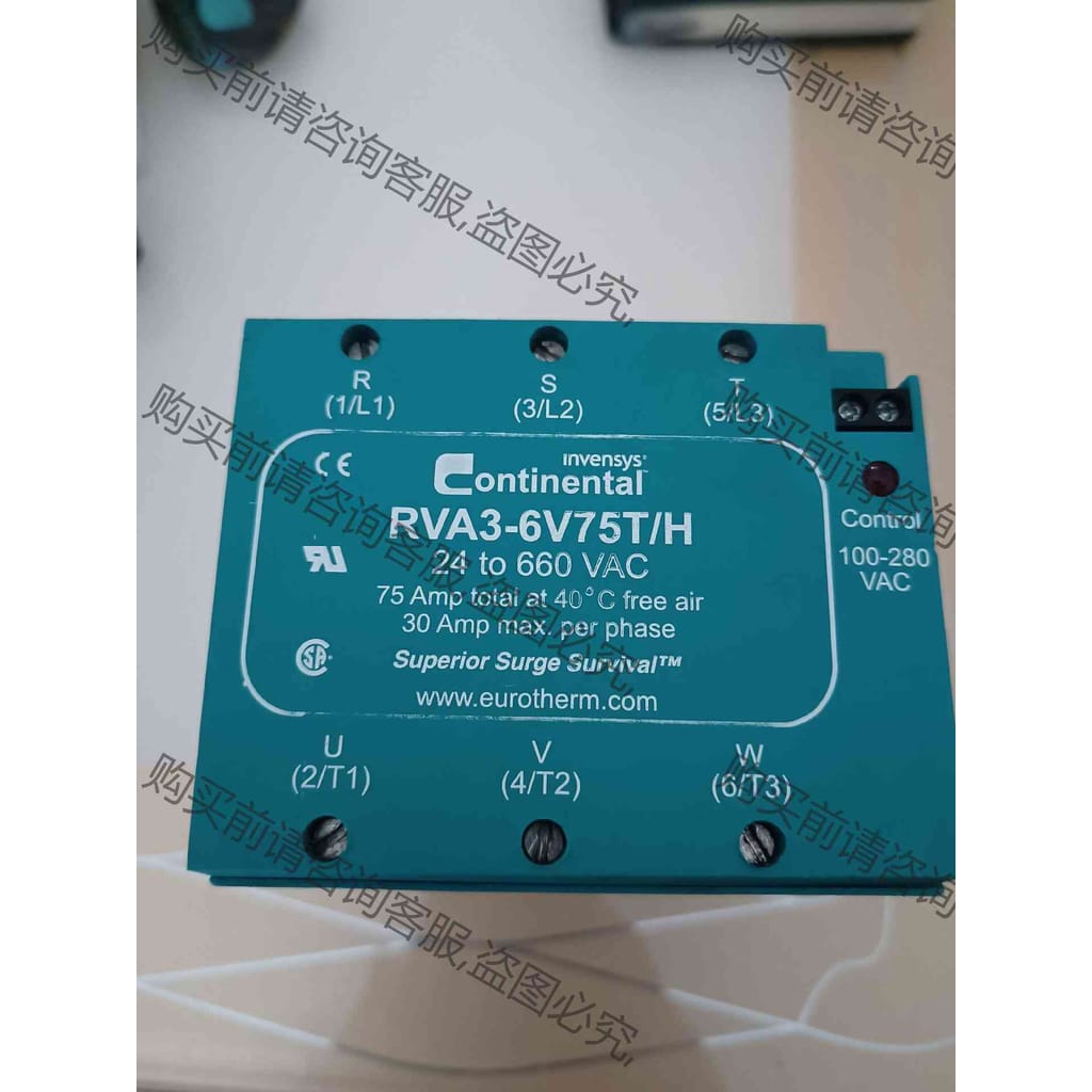 功能正常议价 出售RVA3-6V75T/H 24 TO 660VAC固态