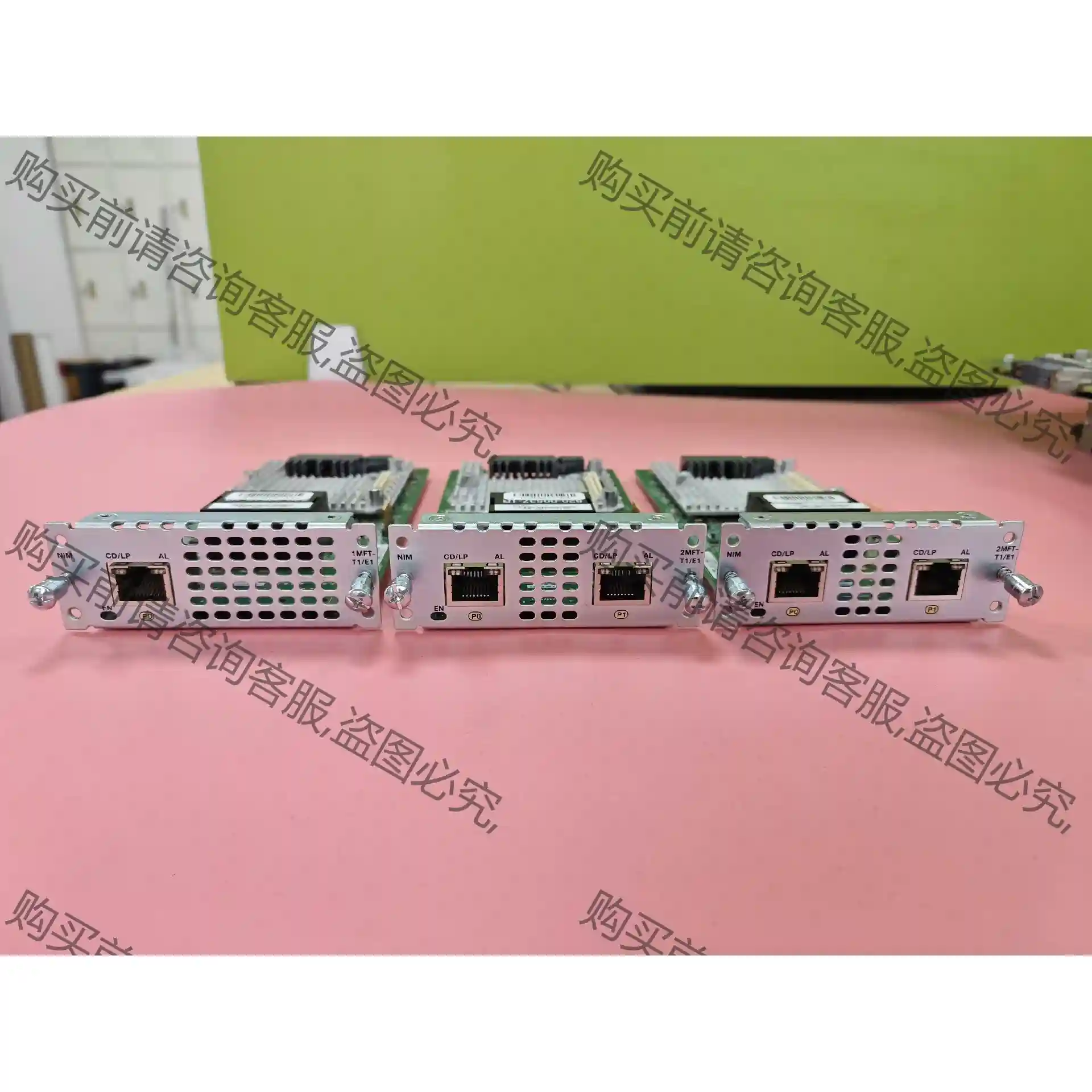 思科 NIM-2MFT-T1-E1 NIM-1MFT-T1- 先议价 拆机货包好