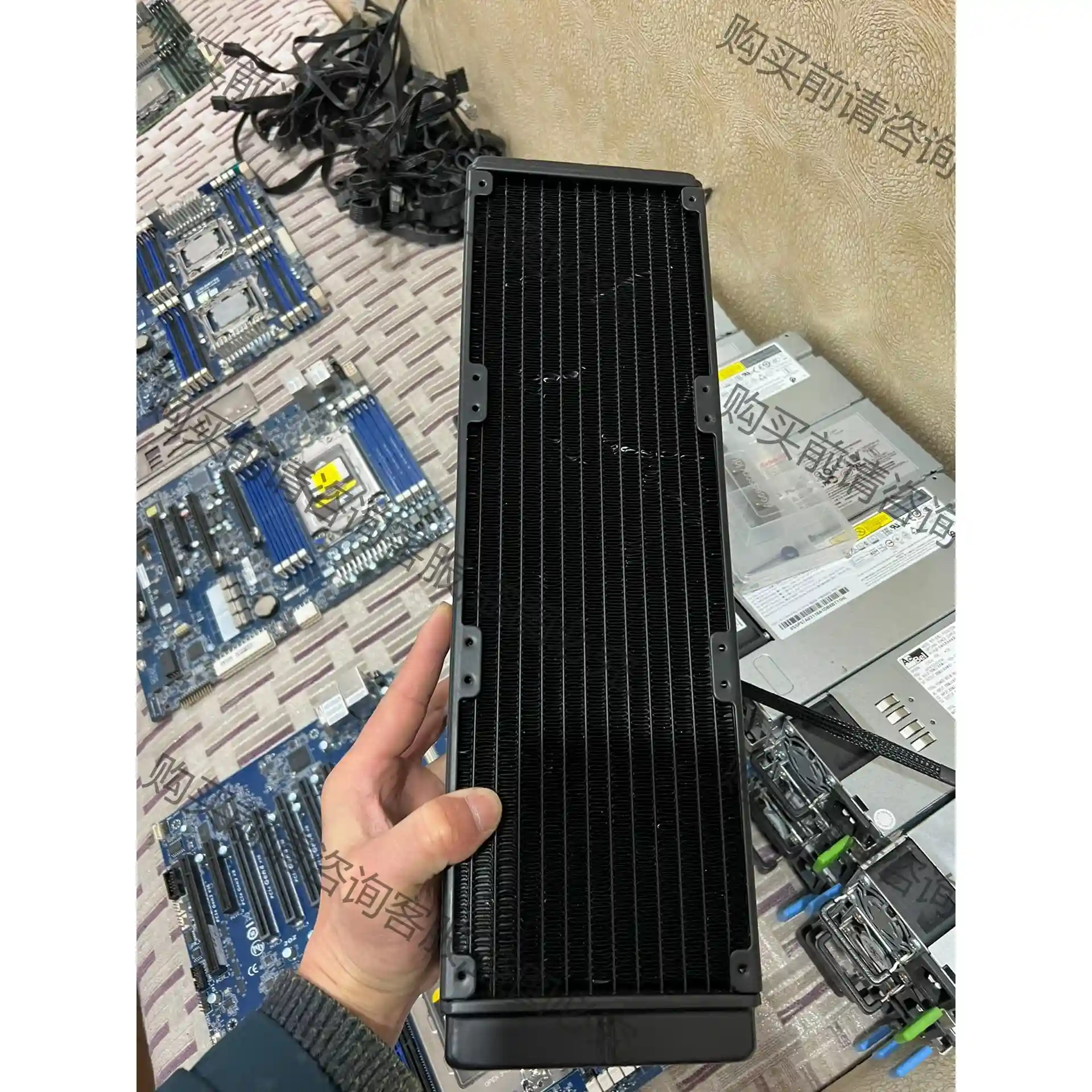 AMD EPYC/撕裂者 casemore定制水冷，京东自营 先议价 拆机货包好