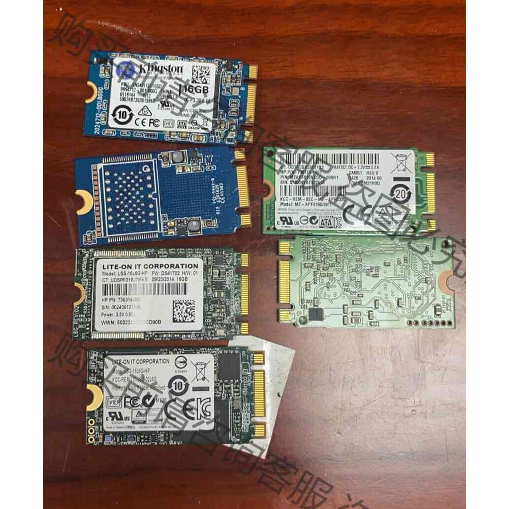 功能正常议价 金士顿 建兴 16G M2 SSD 固态硬盘 拆机盘 正常使