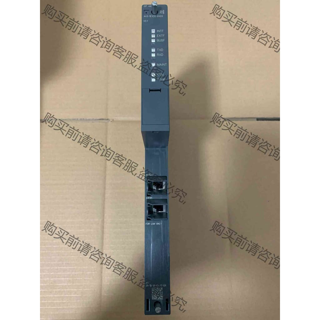功能正常议价 西门ziS7-400PLC通信处理器模块，CP443-1，实图