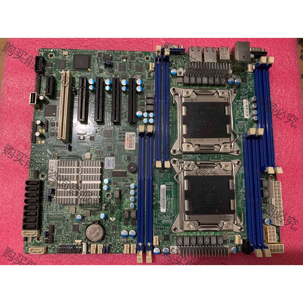 功能正常议价 超微X9DRL-IF主板 双路X79主板E5 2680V2