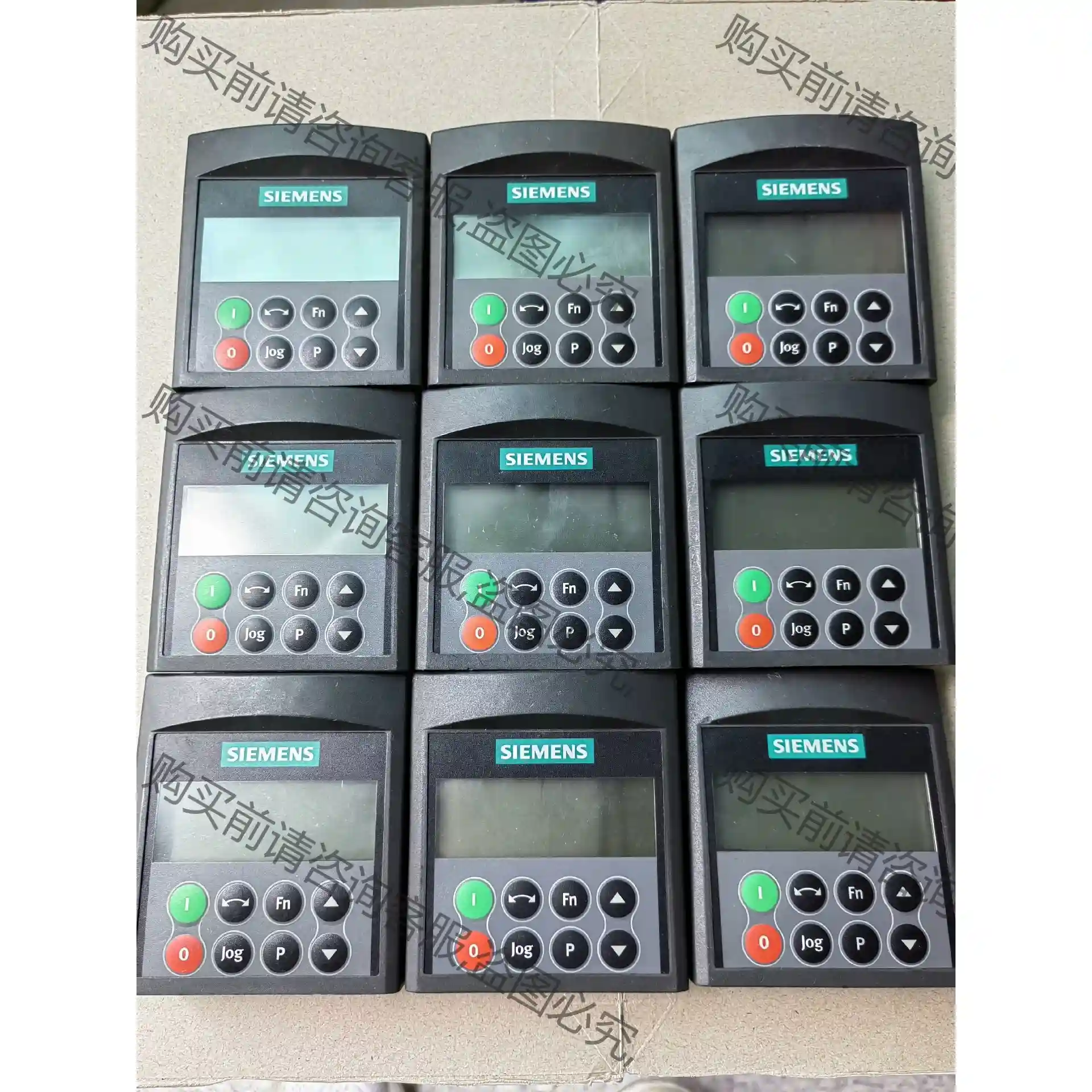 西门zi6SE6400-0BP00-0AA0，变频器操作面板， 先议价 拆机货包好