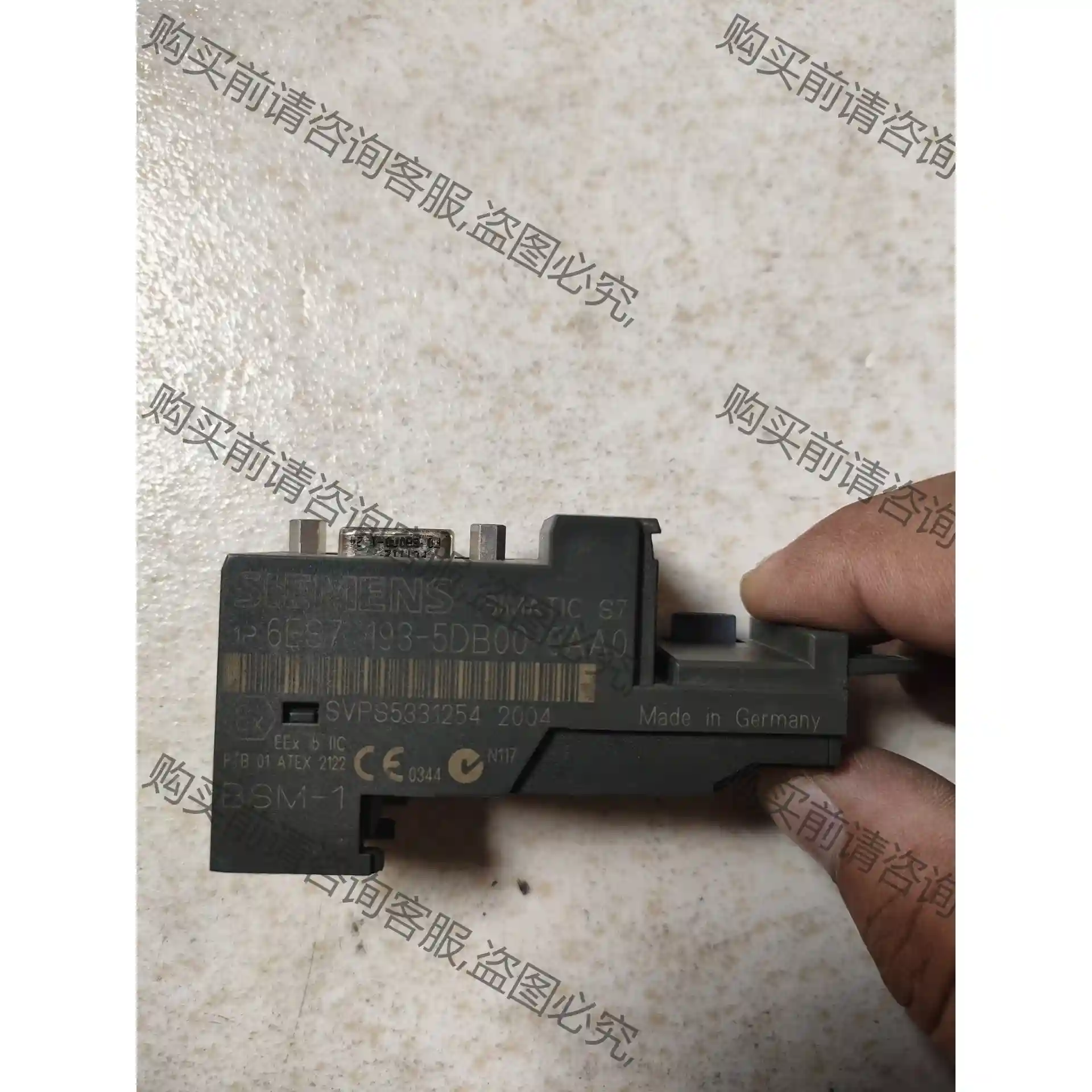 西门ziSIEMENS6ES7193-5DB00-0AA0，实 先议价 拆机货包好