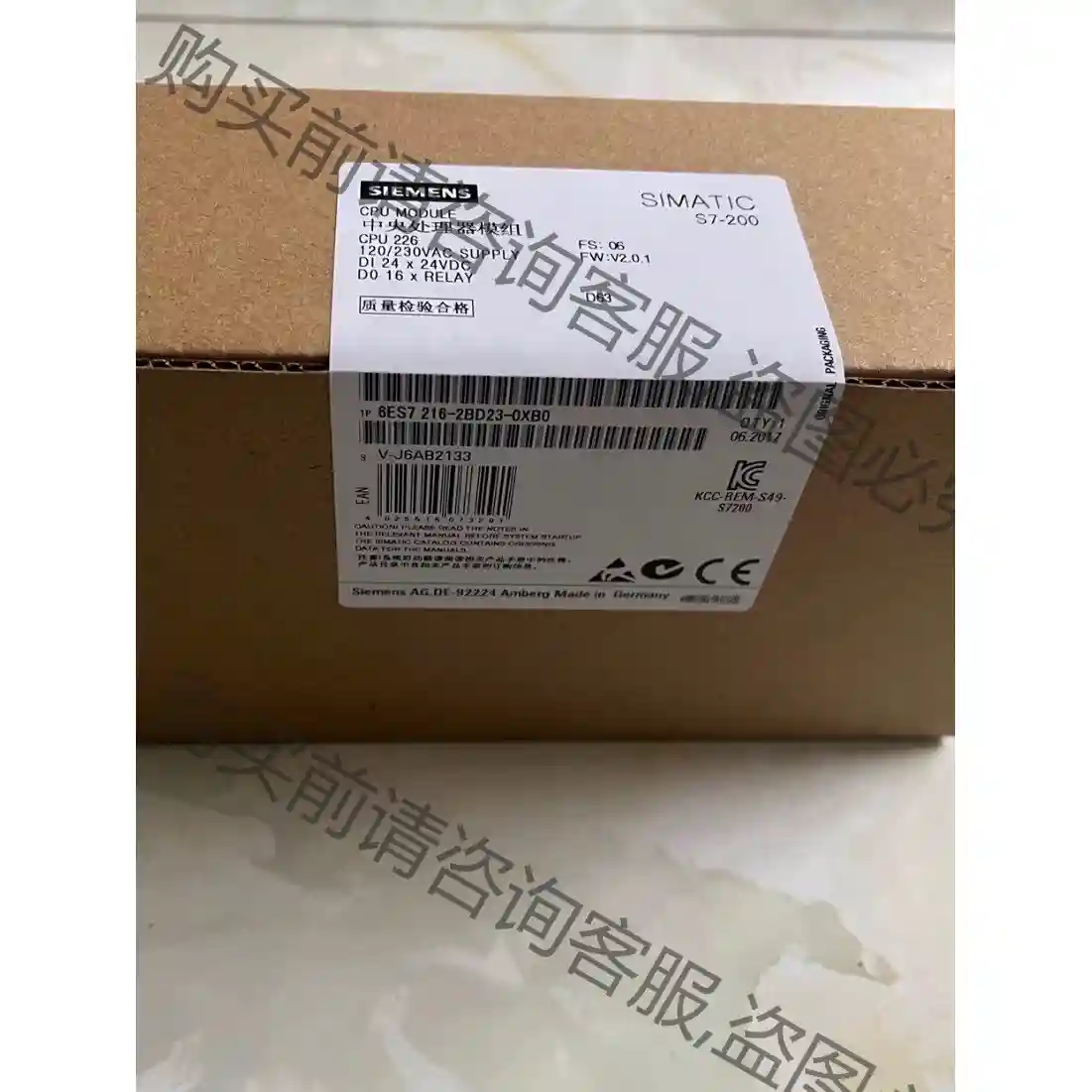 6ES7216-2BD23-0XB0产品质保一年 现货直接拍 先议价 拆机货包好