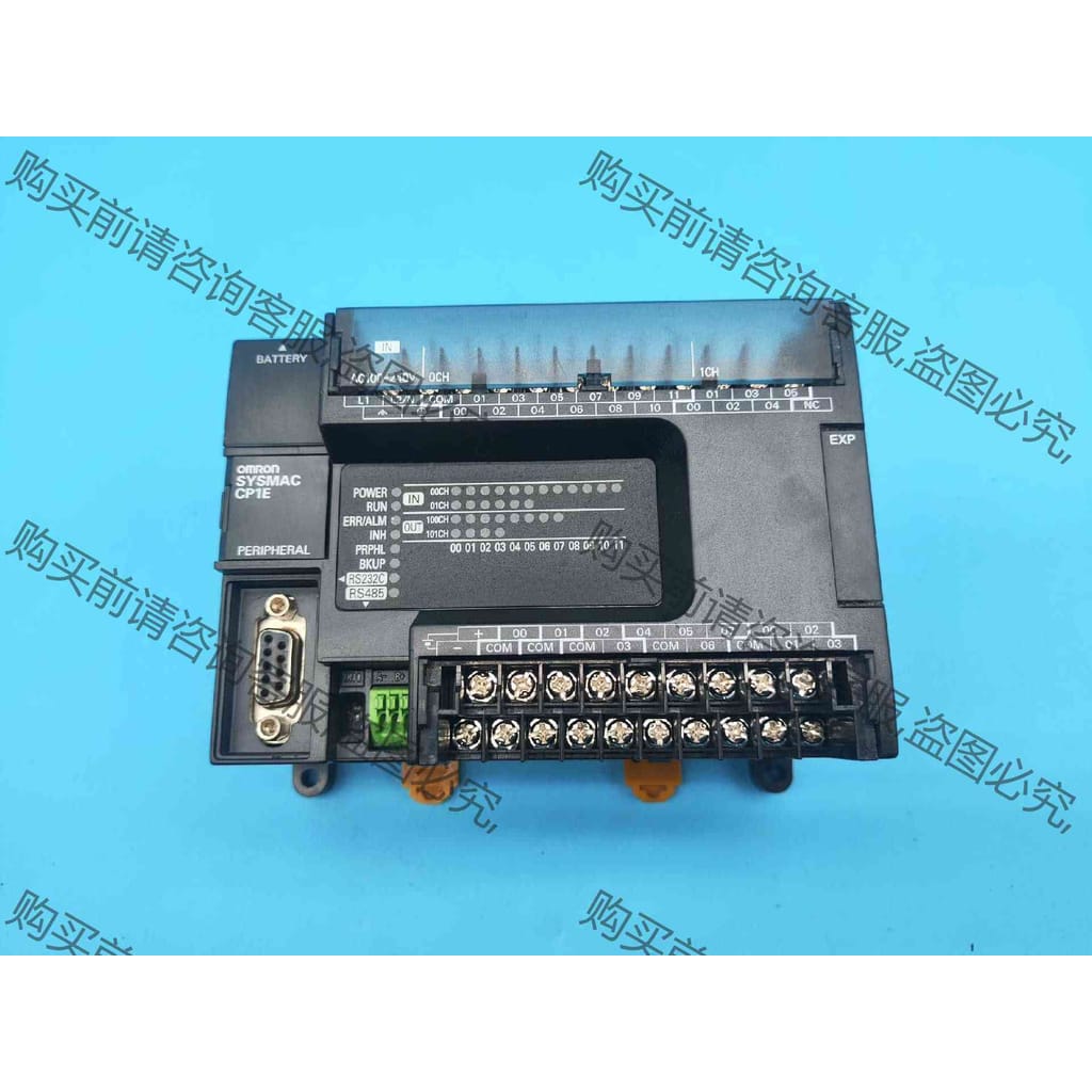 功能正常议价 欧姆longPLC编程器CP1E-N30S1DR-A 一手拆机资源