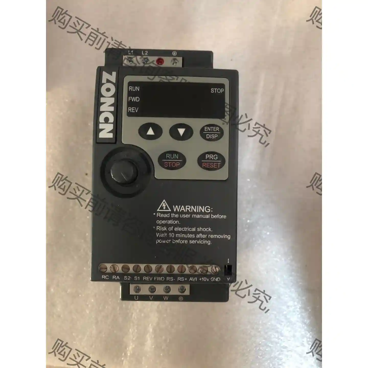 NZ100-0R75G-2众辰220V0.75KW变频器 成 先议价 拆机货包好