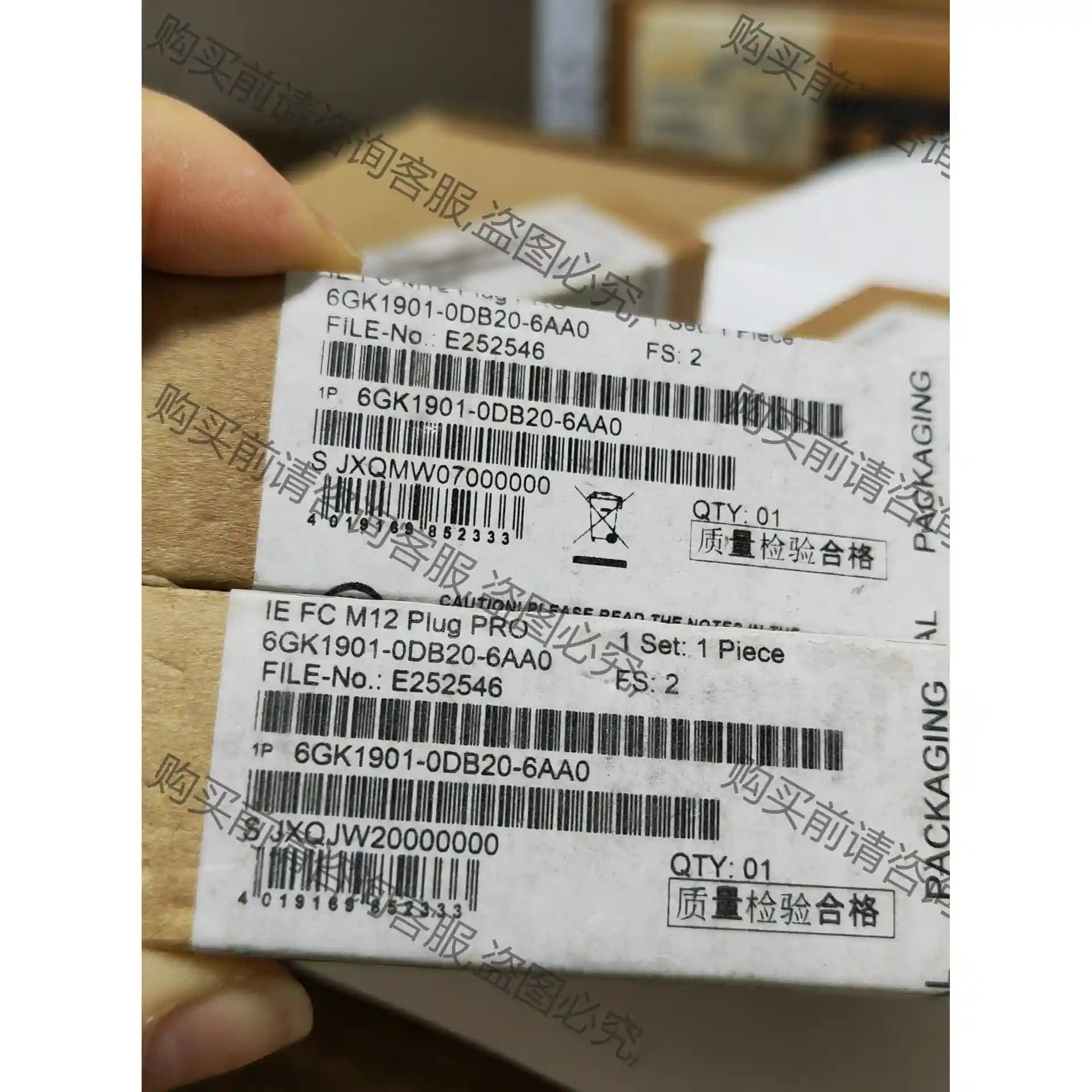 M12插头6GK1901-0DB20-6AA0 先议价 拆机货包好