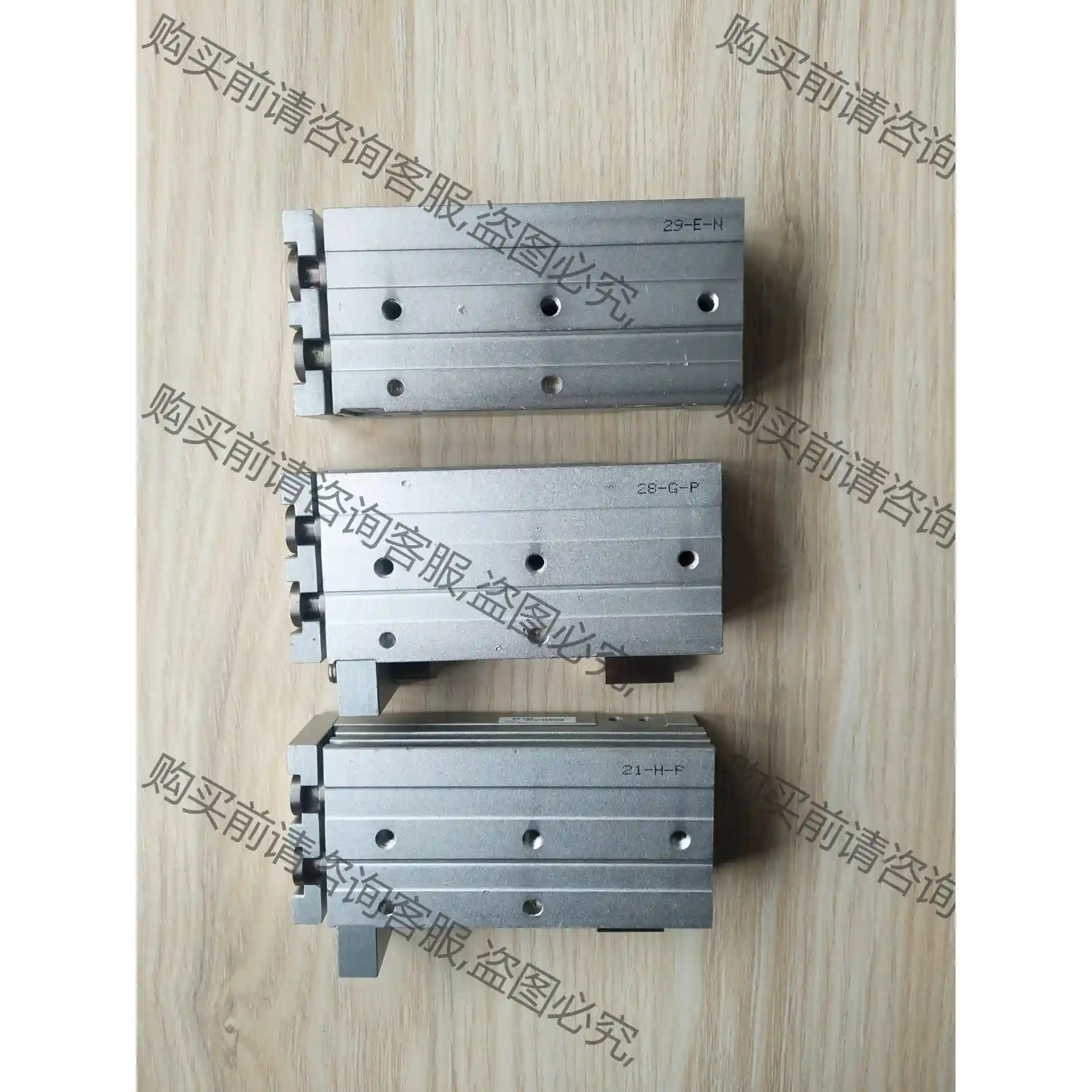 HLQ12X50SA，亚德客滑台有3条，成色9成货如图，现货 先议价 拆机