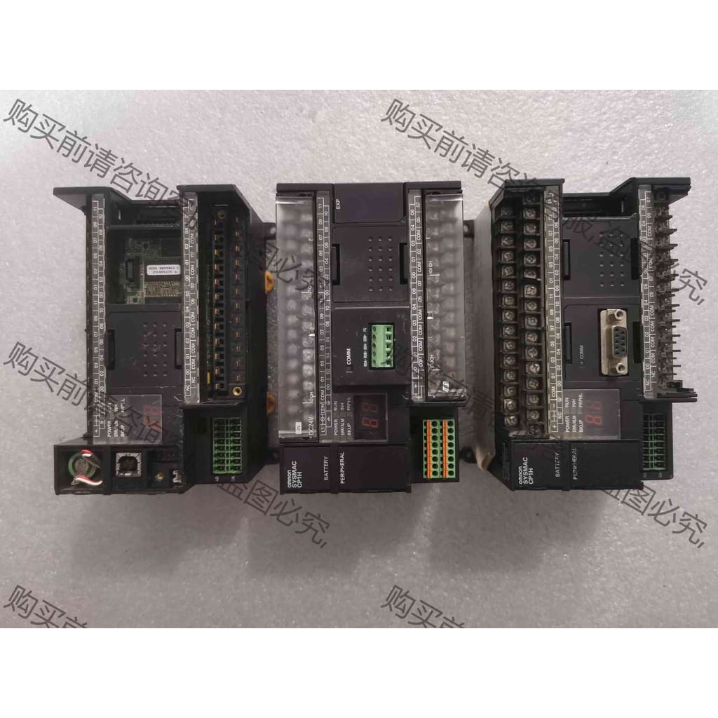 功能正常议价 欧姆long原装拆机CP1H-XA40DT-D两个，CP1H-XA