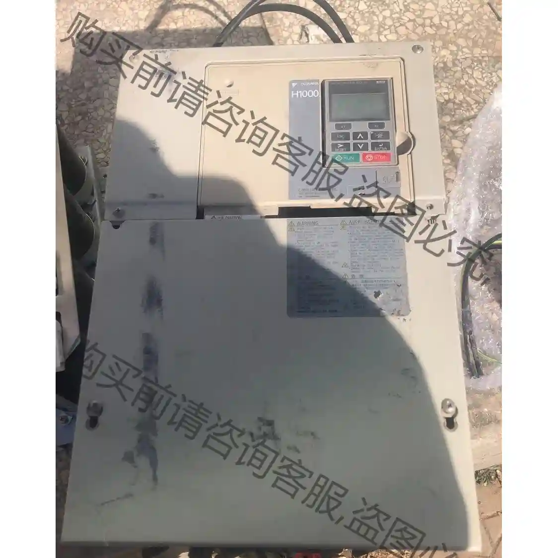 安川变频器H1000变频器,CIMB-HB4A0060ABC 先议价 拆机货包好