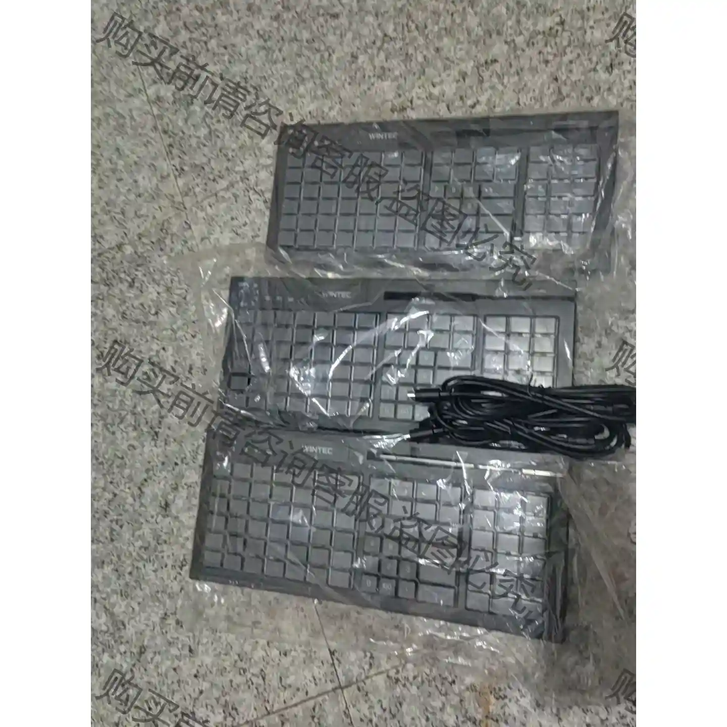 WINTEC可编程键盘KB84/M,接口:PS/2,全新末使 先议价 拆机货包