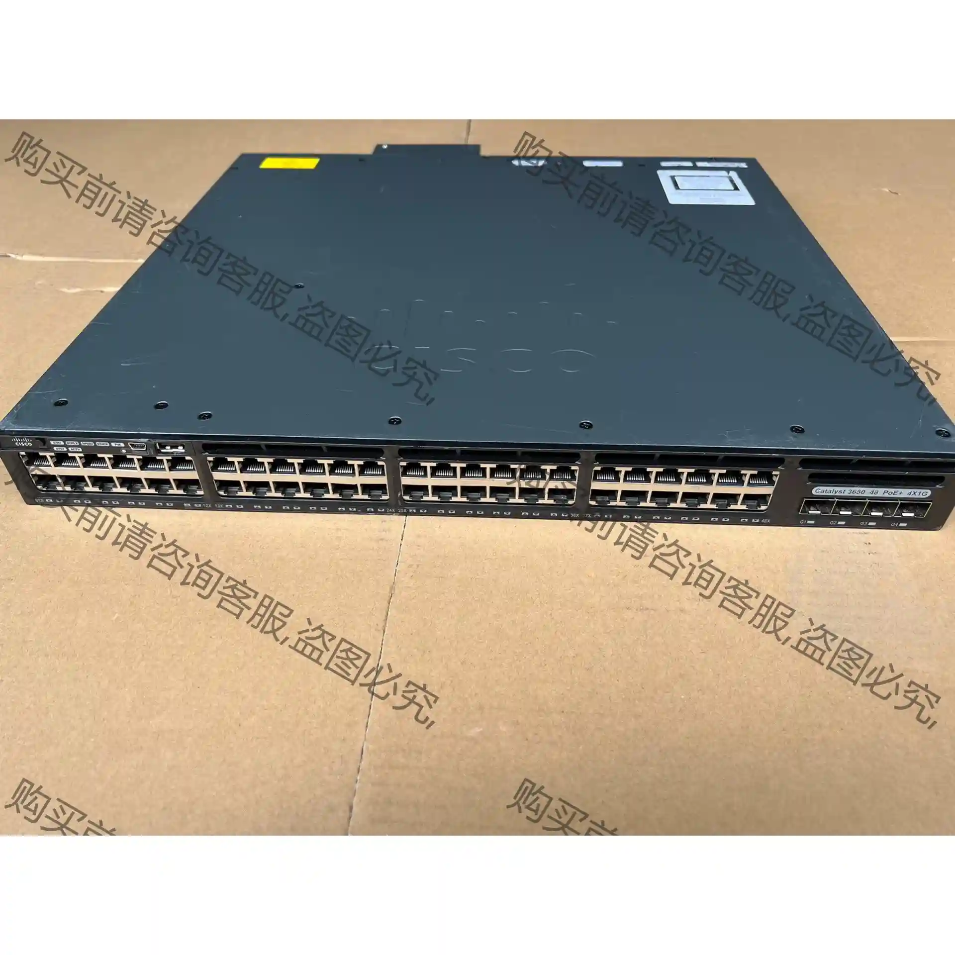 思科 WS-C3650-48FS/PS-E/S 企业ji千兆P 先议价 拆机货包好