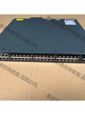 思科 WS-C3650-48FS/PS-E/S 企业ji千兆P 先议价 拆机货包好