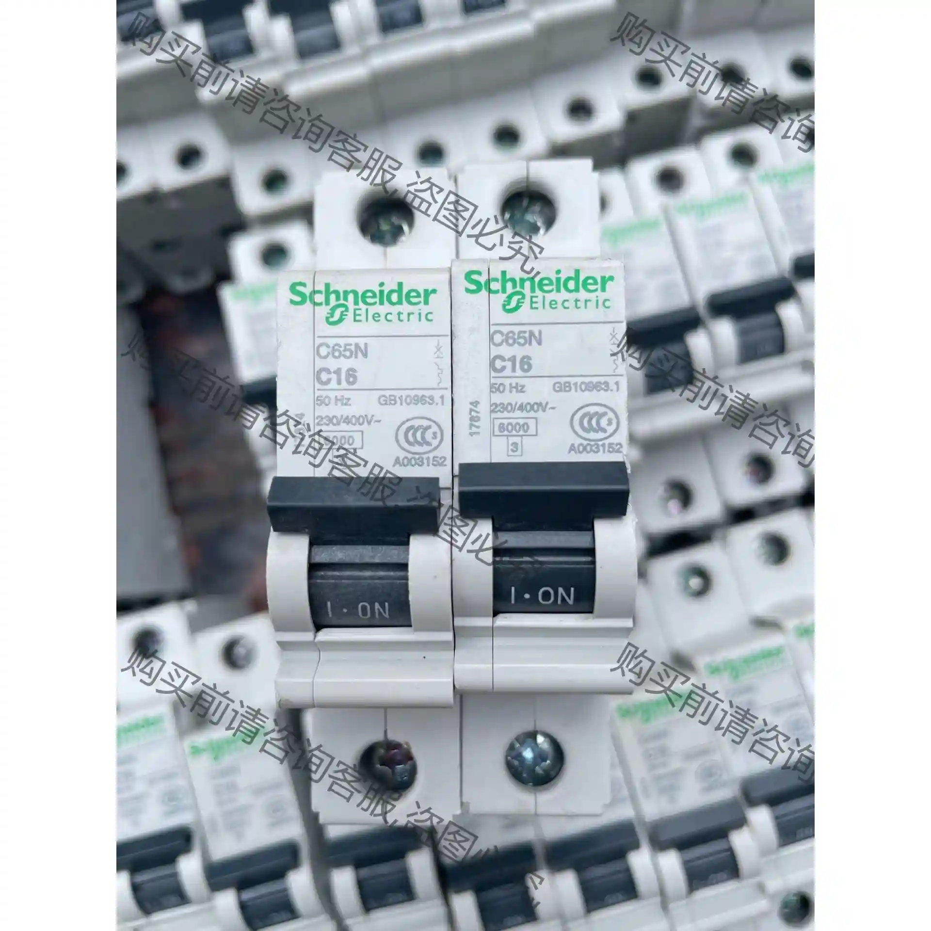 特价出售：二手拆机施耐de1P P 4P C65N系列空气开关 先议价 拆机